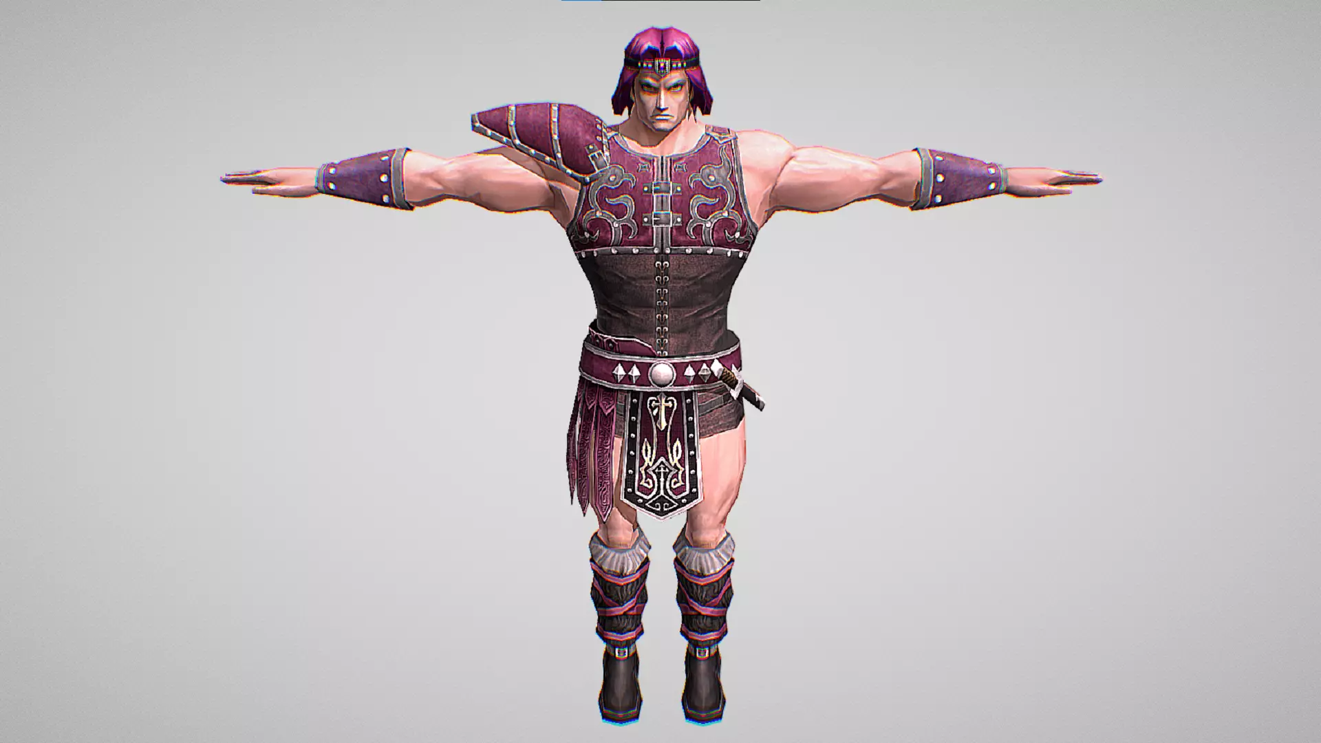 Simon - Castlevania - All 8 Skins Included With Animations Low-poly 3D model_7