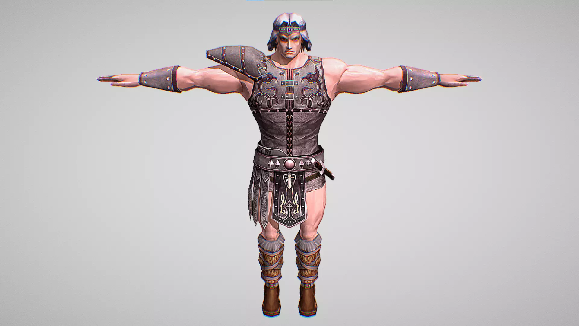 Simon - Castlevania - All 8 Skins Included With Animations Low-poly 3D model_5