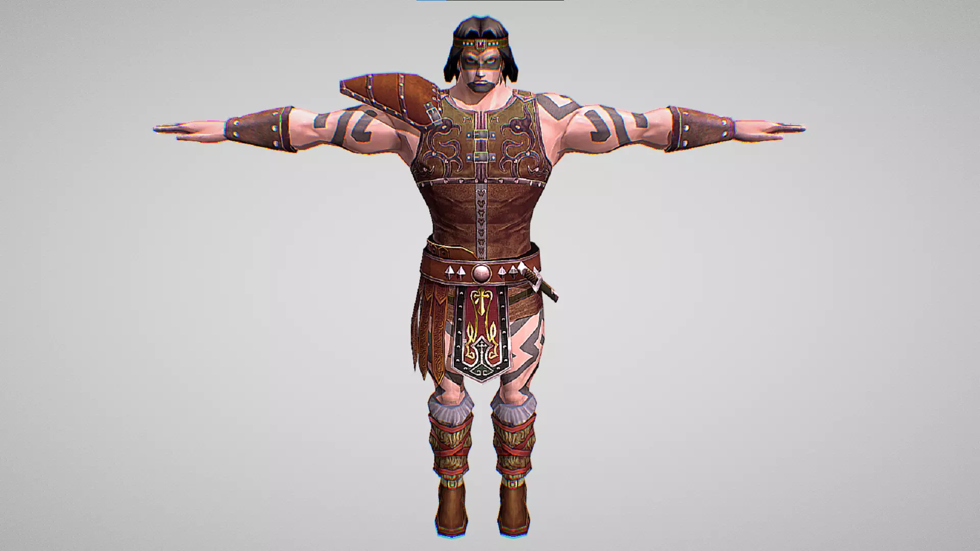 Simon - Castlevania - All 8 Skins Included With Animations Low-poly 3D model_8