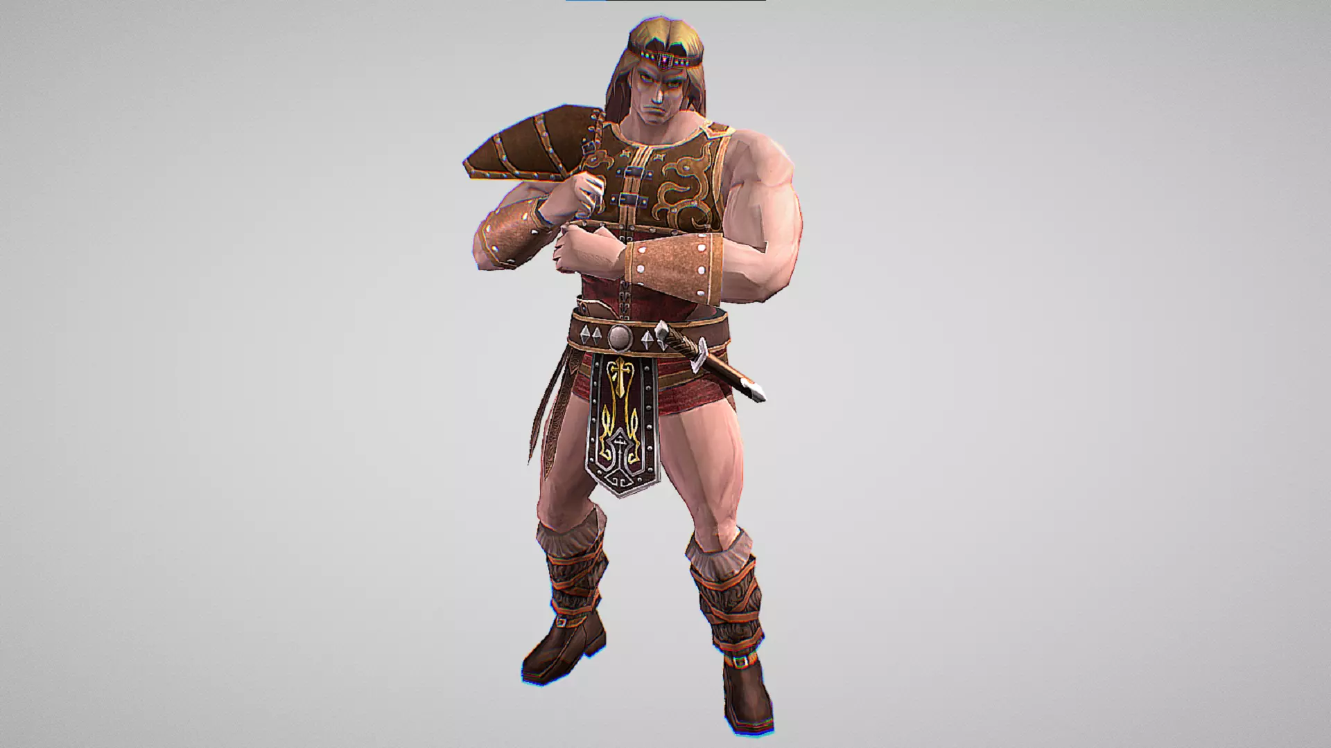 Simon - Castlevania - All 8 Skins Included With Animations Low-poly 3D model_17