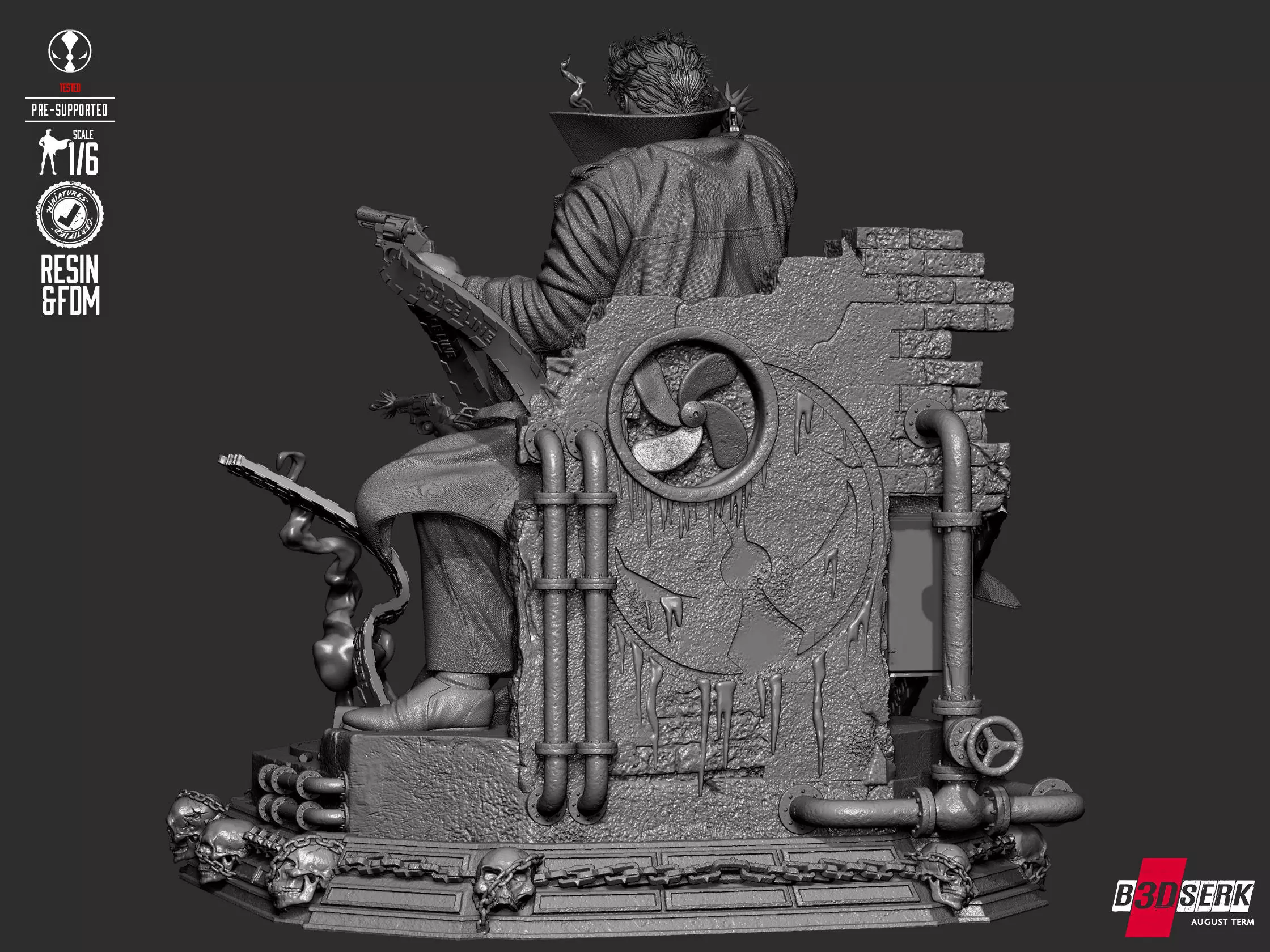 B3DSERK Sam and Twitch Sculpture 3D print model_29