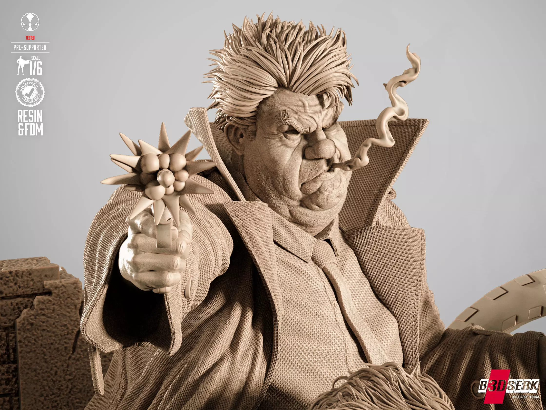B3DSERK Sam and Twitch Sculpture 3D print model_14
