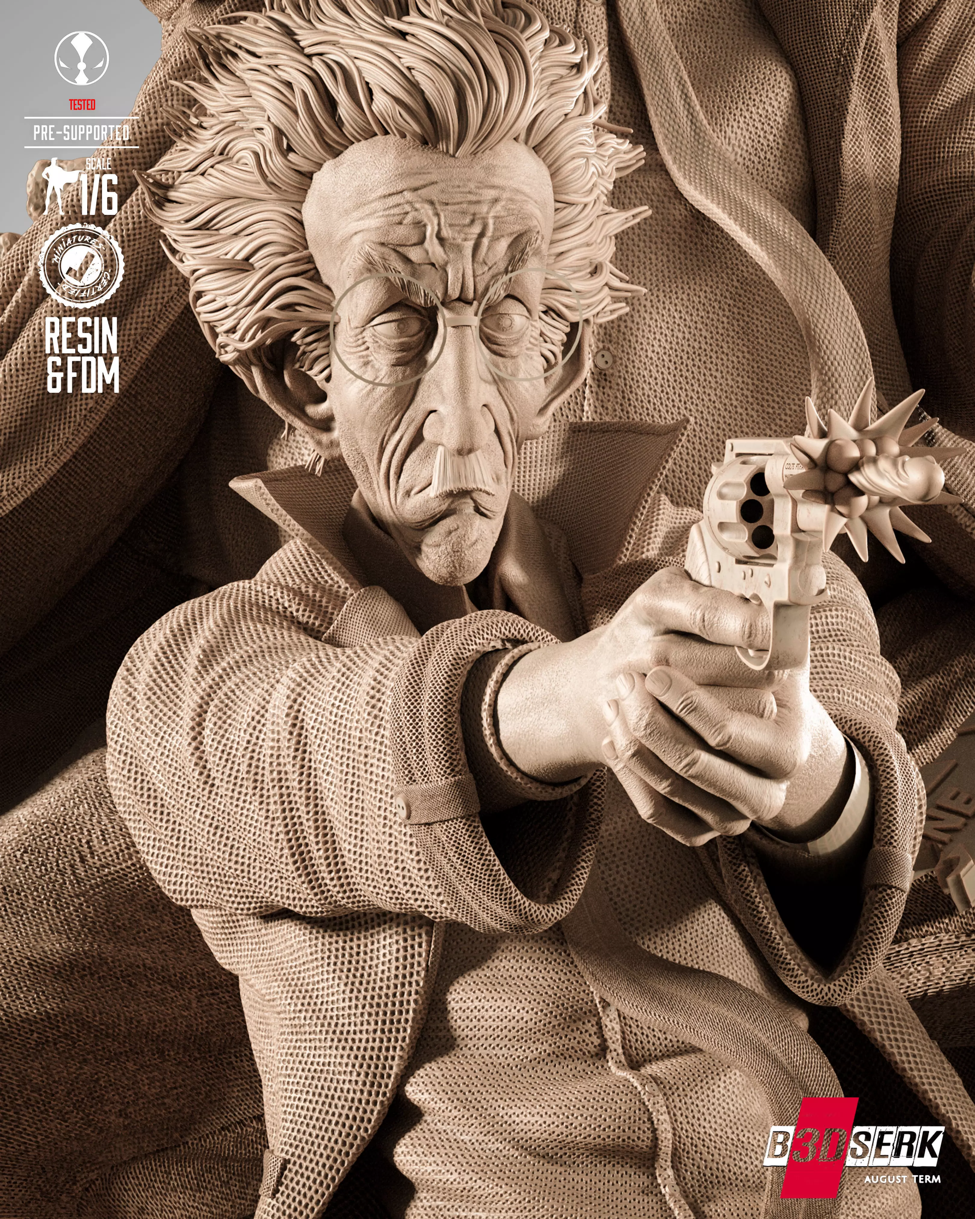 B3DSERK Sam and Twitch Sculpture 3D print model_3