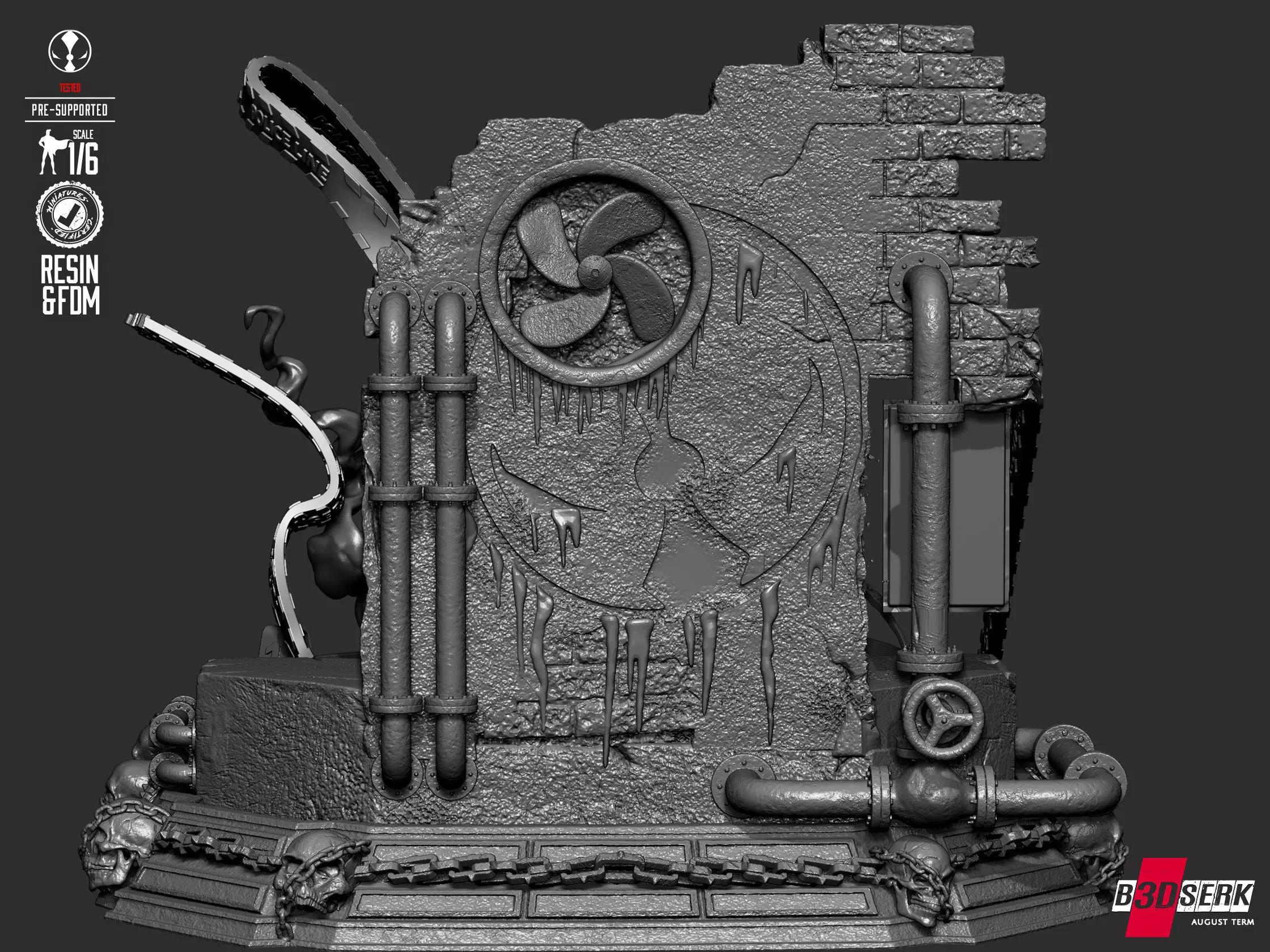 B3DSERK Sam and Twitch Sculpture 3D print model_26