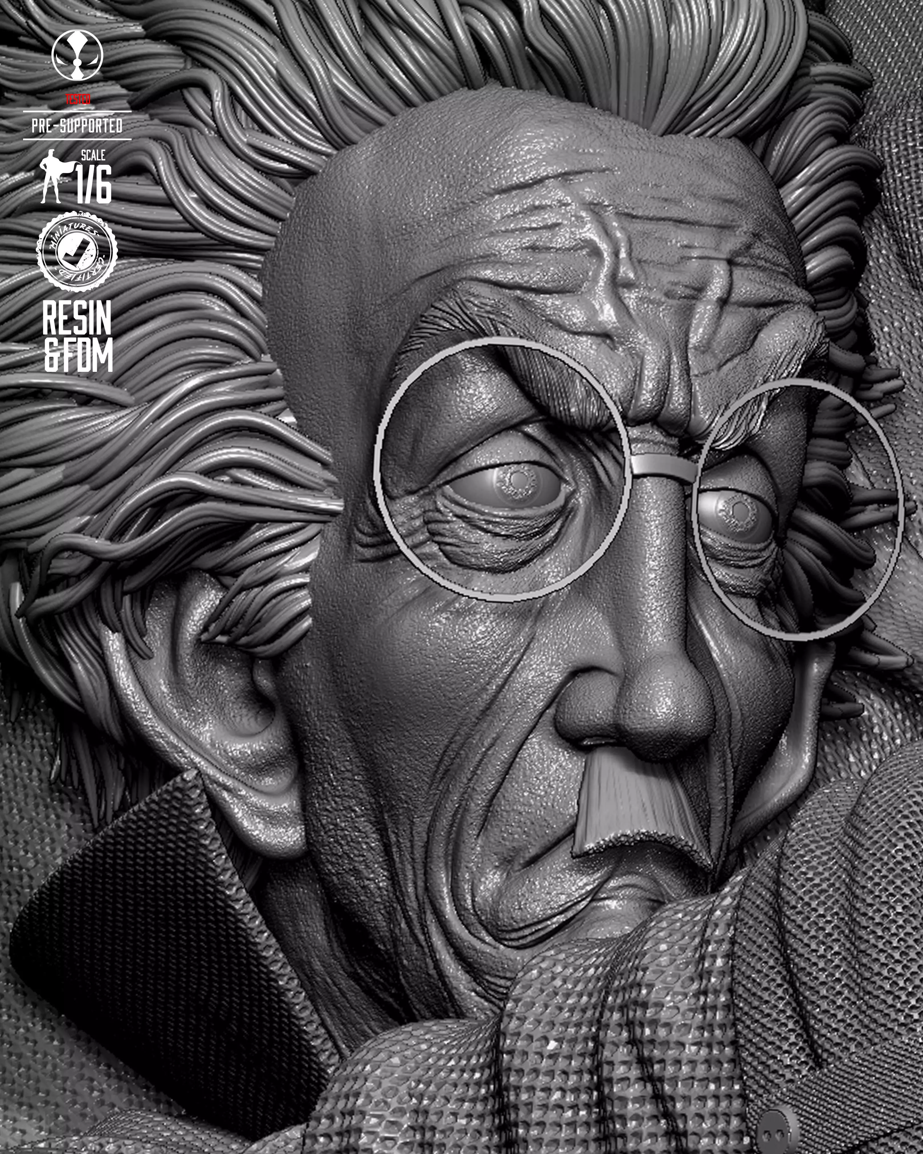 B3DSERK Sam and Twitch Sculpture 3D print model_17