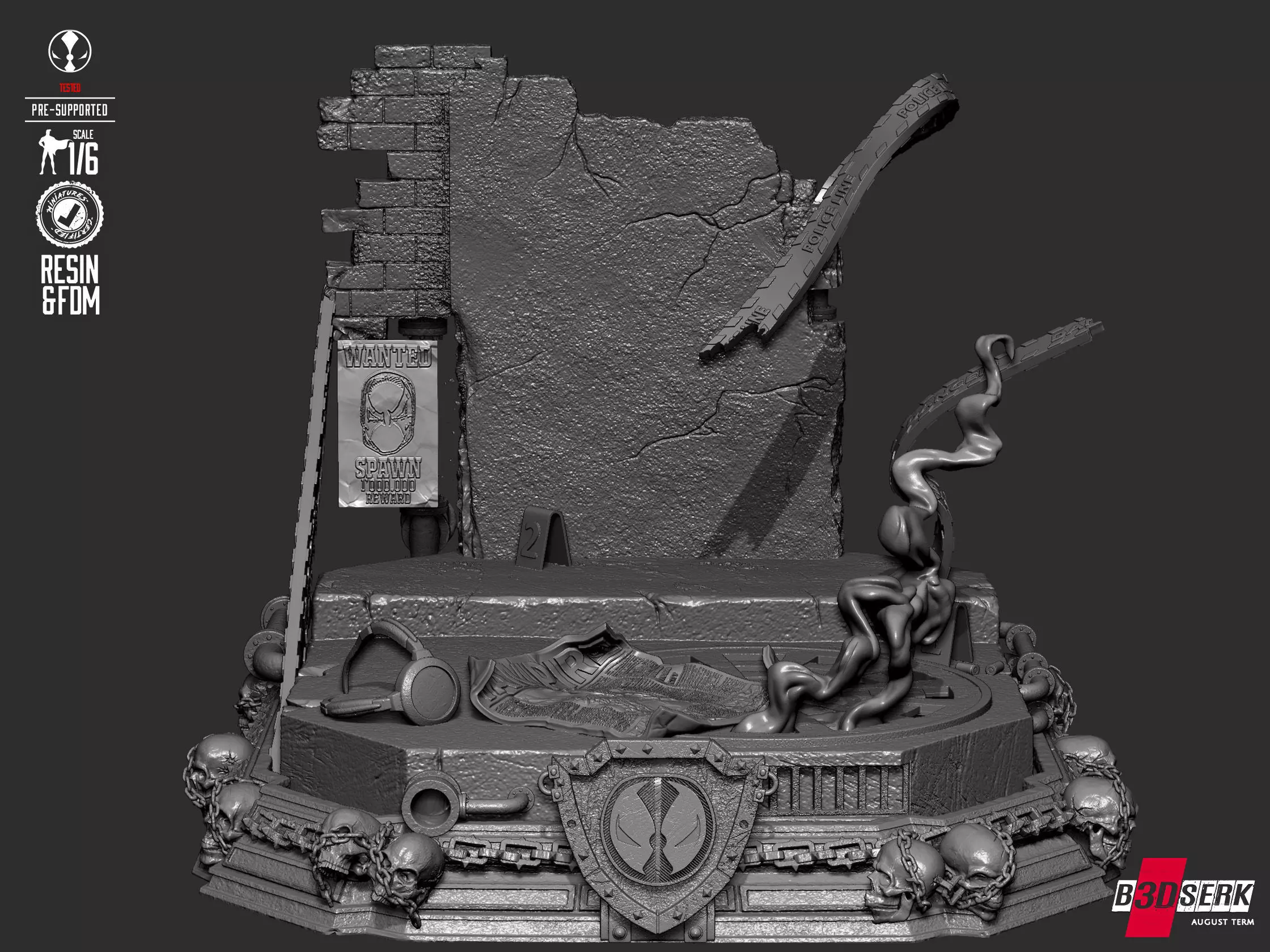 B3DSERK Sam and Twitch Sculpture 3D print model_27