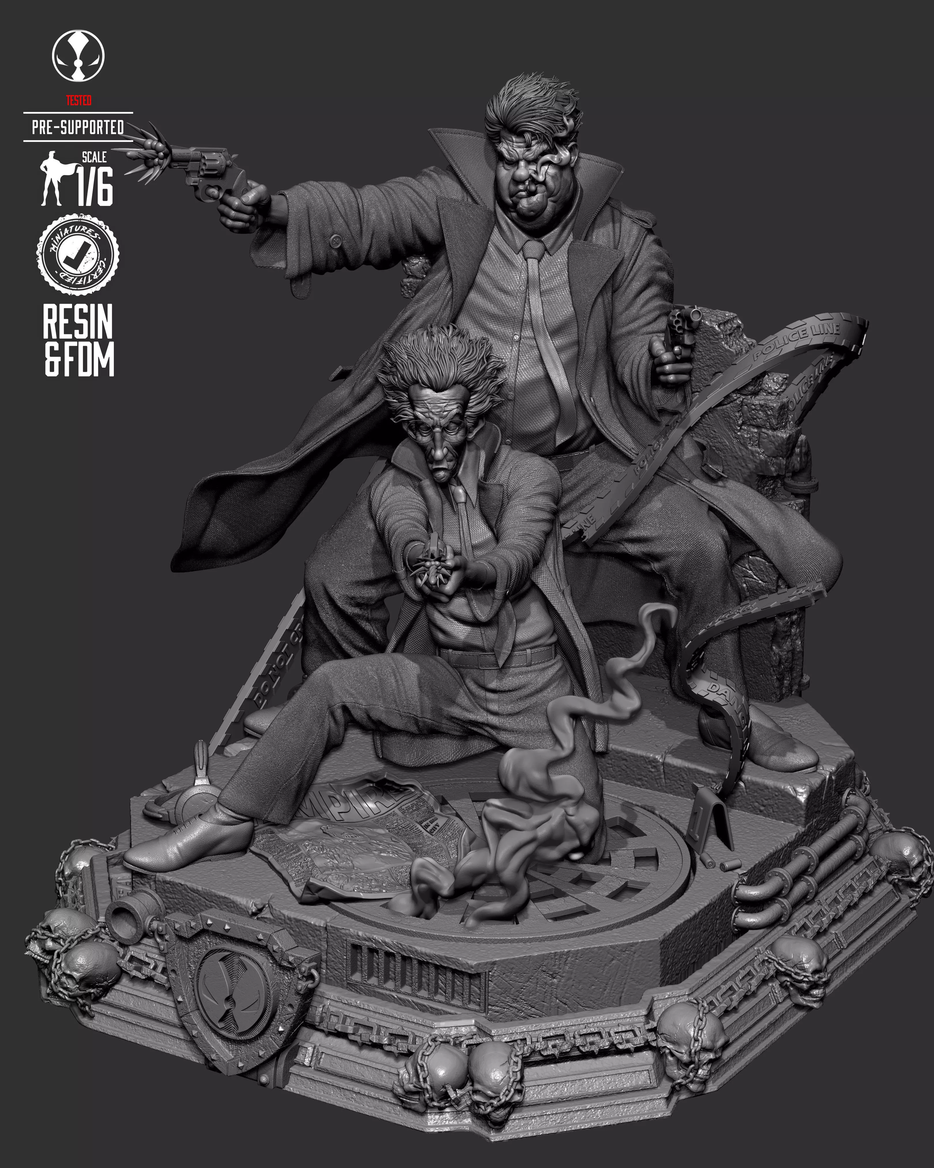 B3DSERK Sam and Twitch Sculpture 3D print model_15