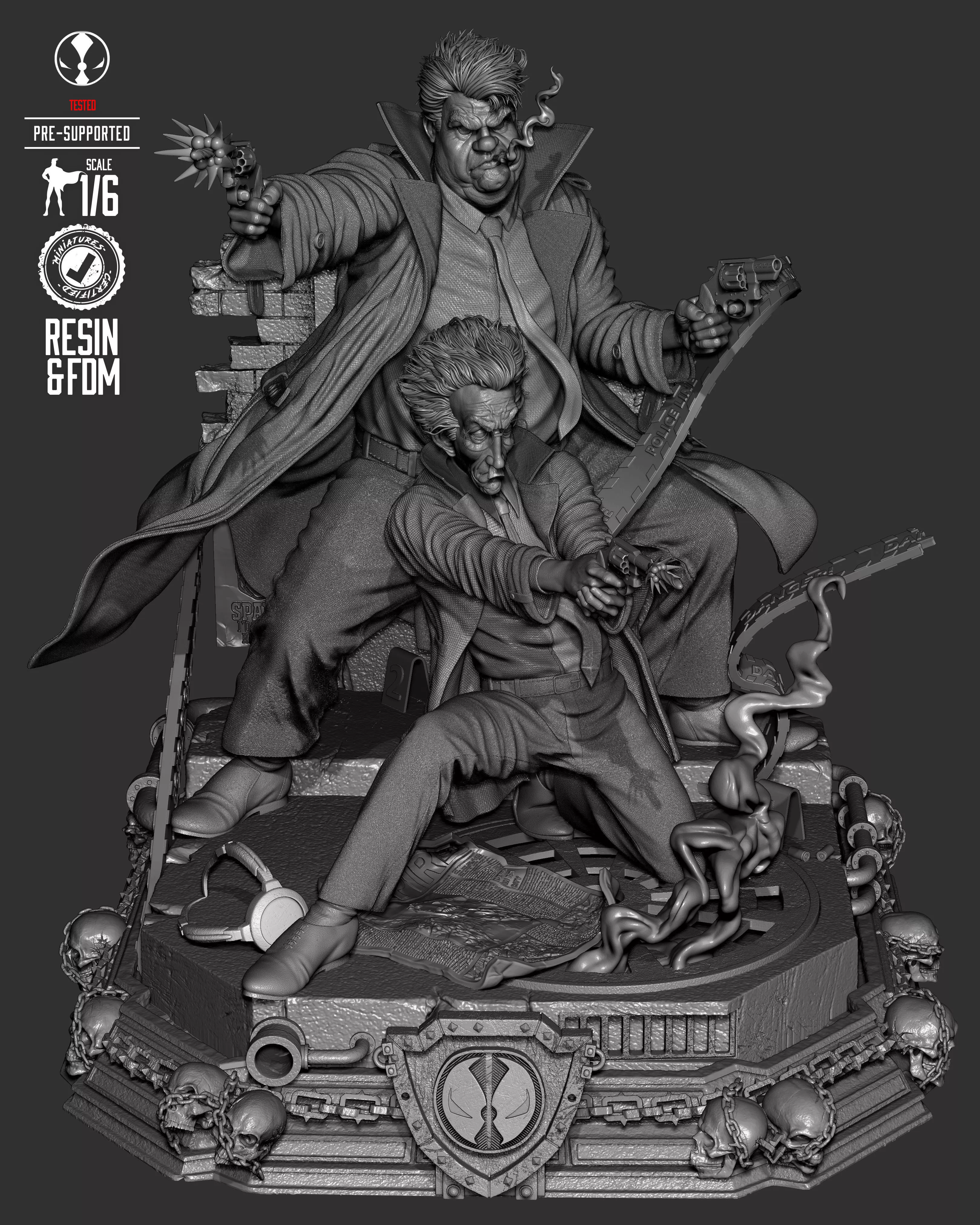 B3DSERK Sam and Twitch Sculpture 3D print model_20