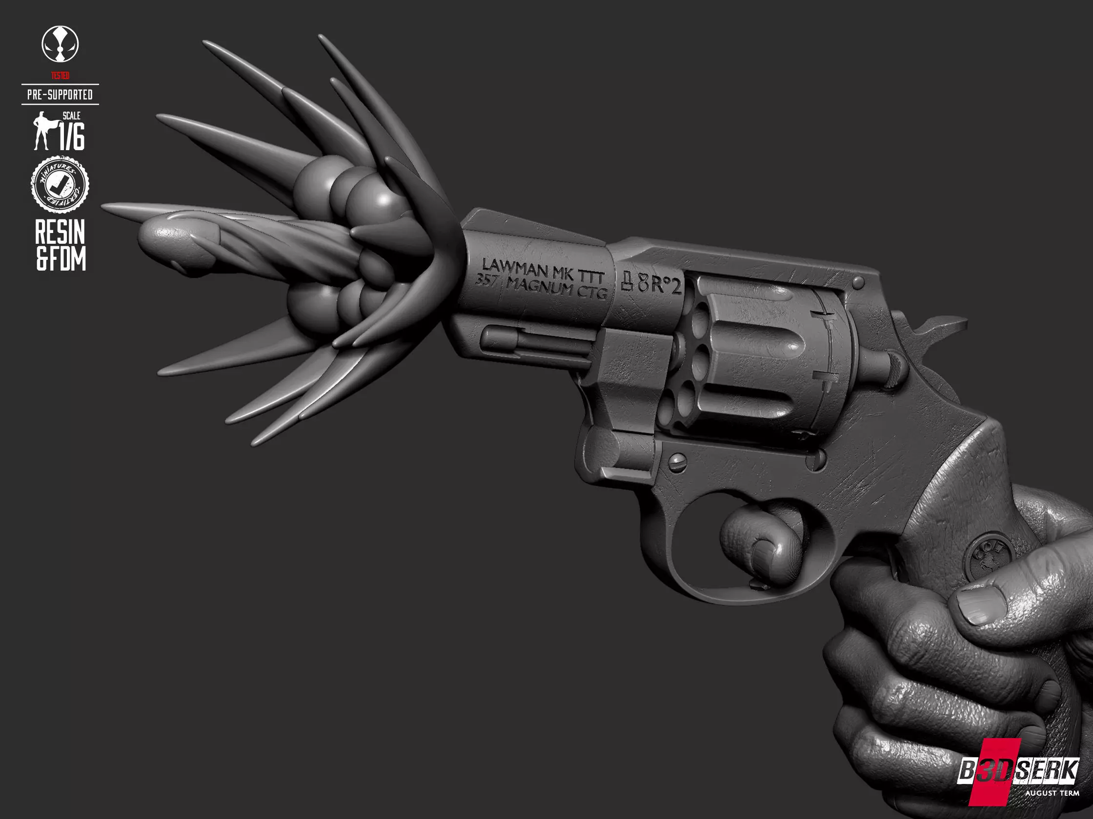 B3DSERK Sam and Twitch Sculpture 3D print model_30