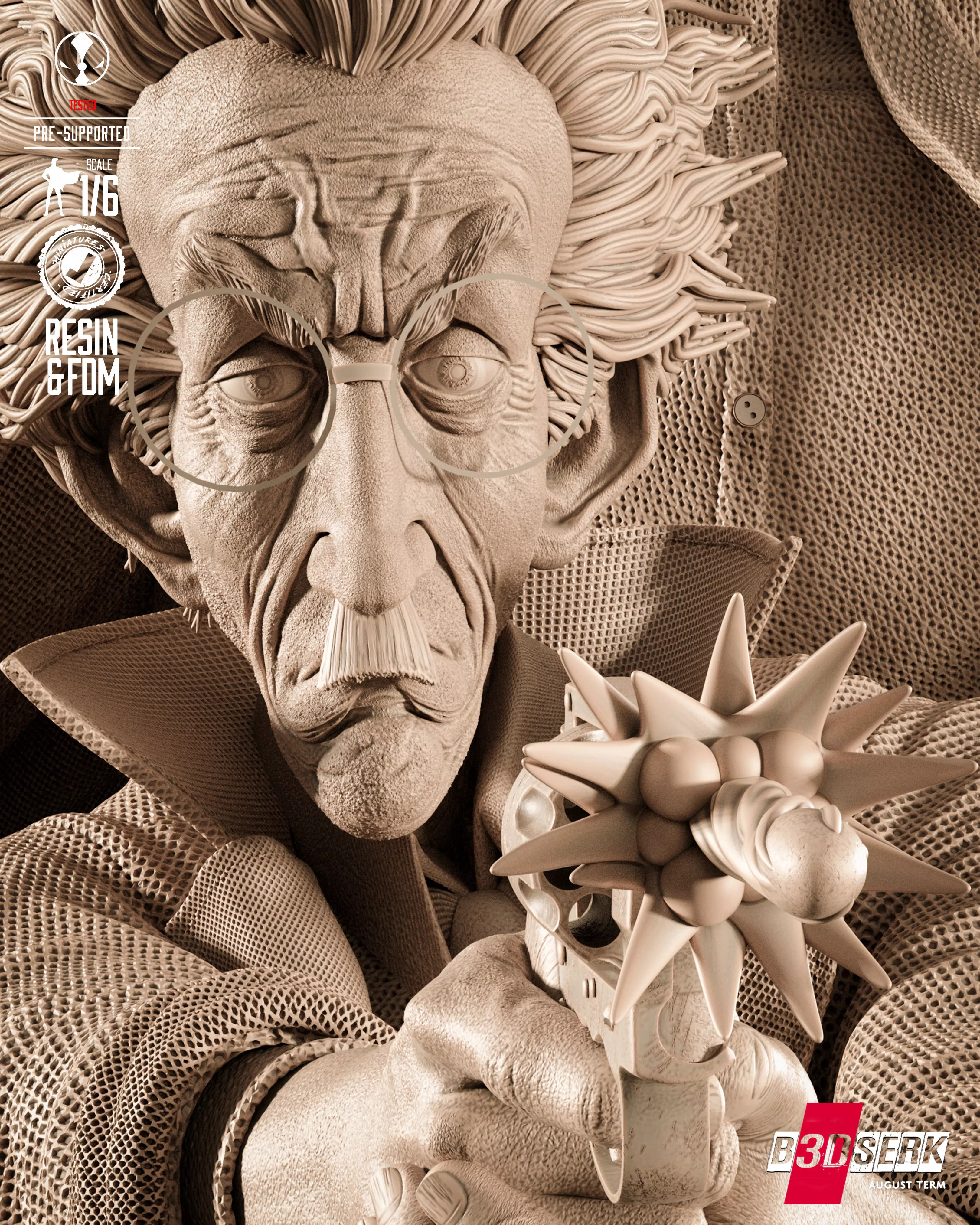 B3DSERK Sam and Twitch Sculpture 3D print model_8