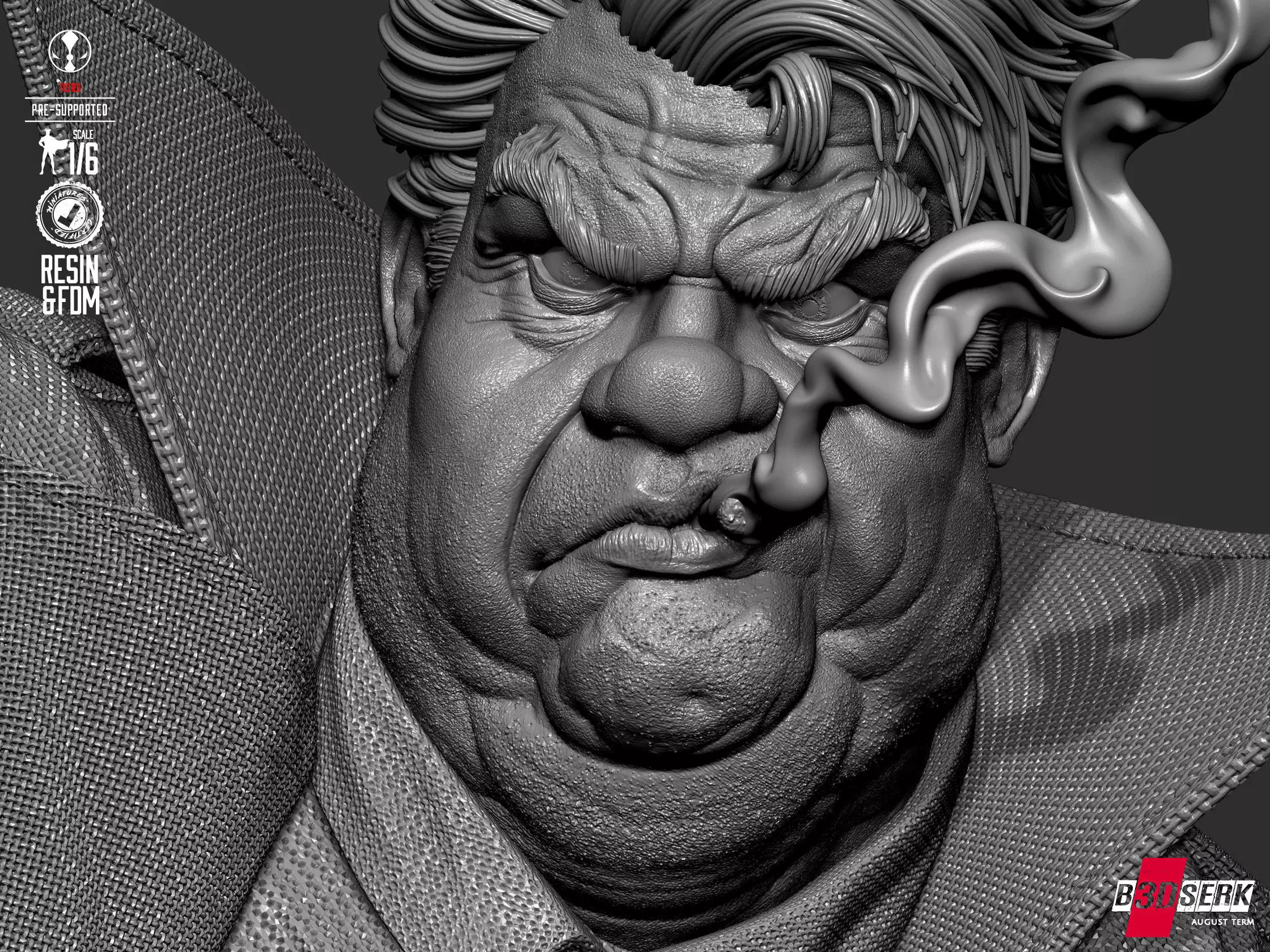 B3DSERK Sam and Twitch Sculpture 3D print model_34