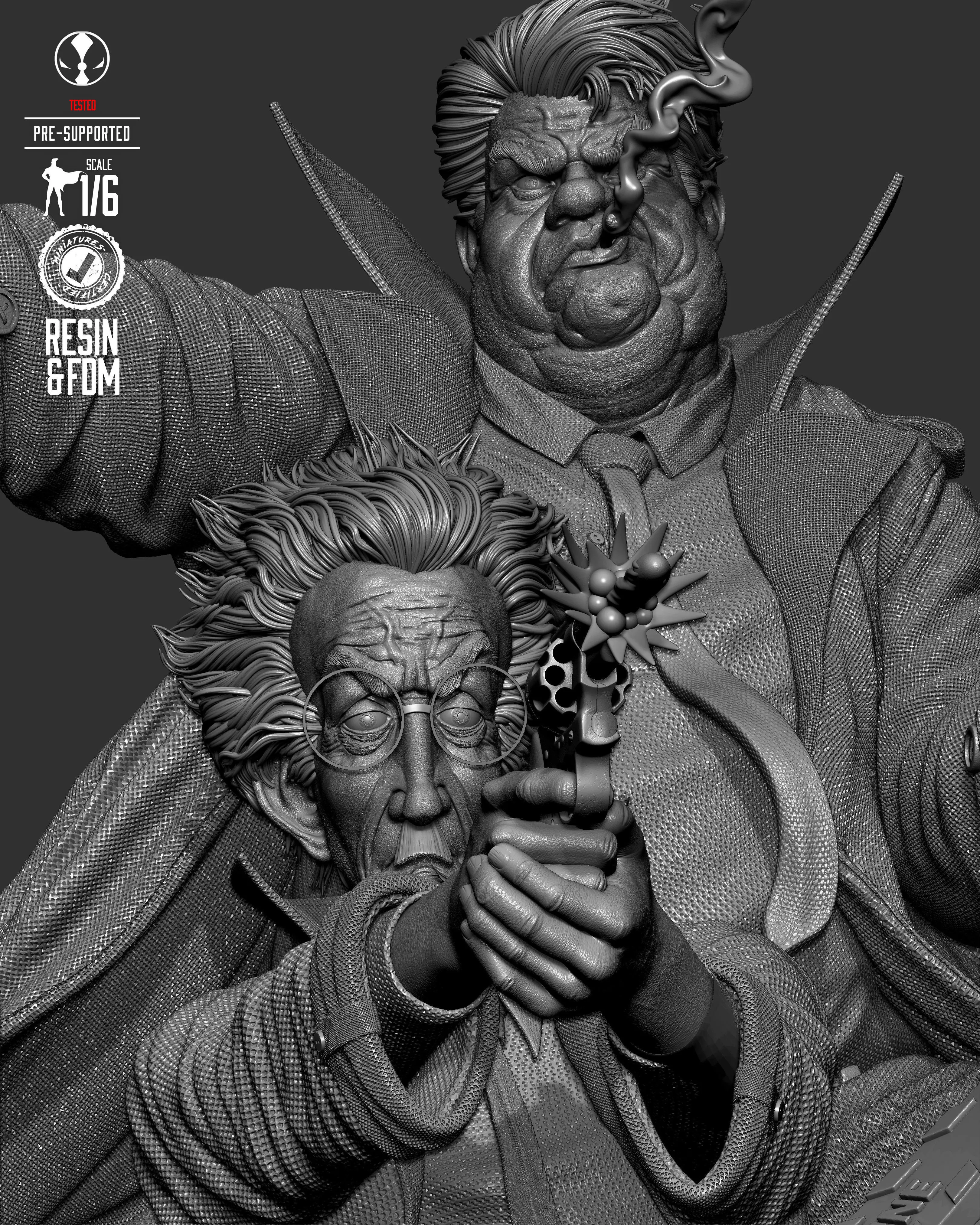 B3DSERK Sam and Twitch Sculpture 3D print model_22