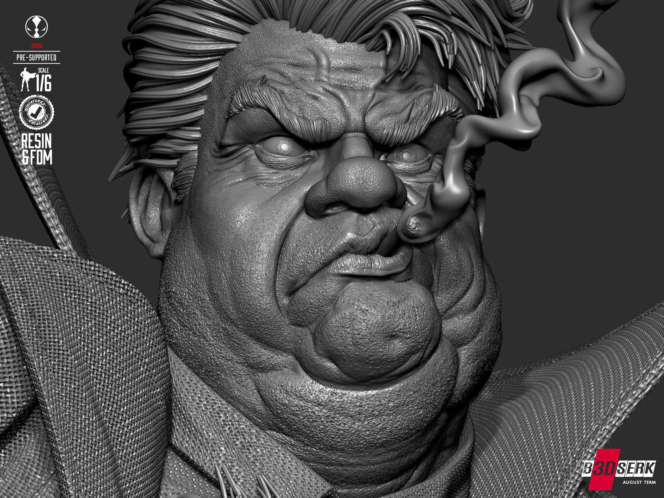 B3DSERK Sam and Twitch Sculpture 3D print model_35