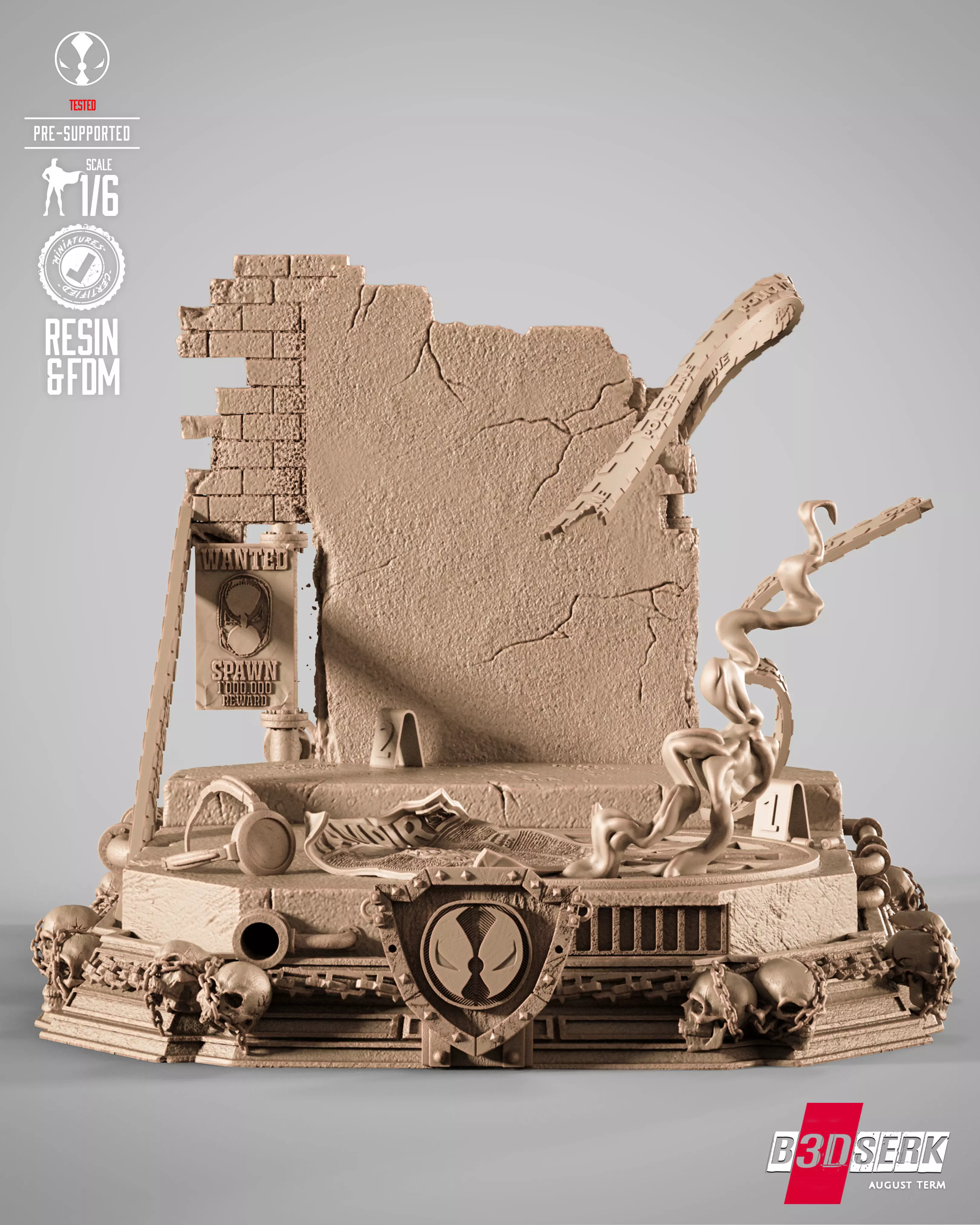 B3DSERK Sam and Twitch Sculpture 3D print model_1