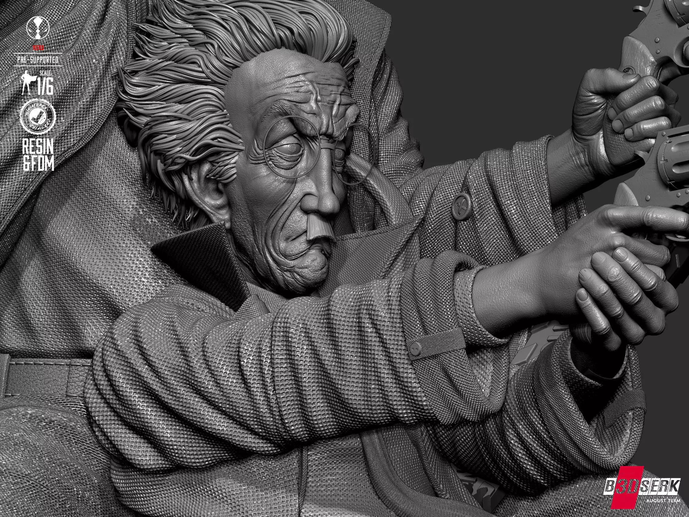 B3DSERK Sam and Twitch Sculpture 3D print model_36