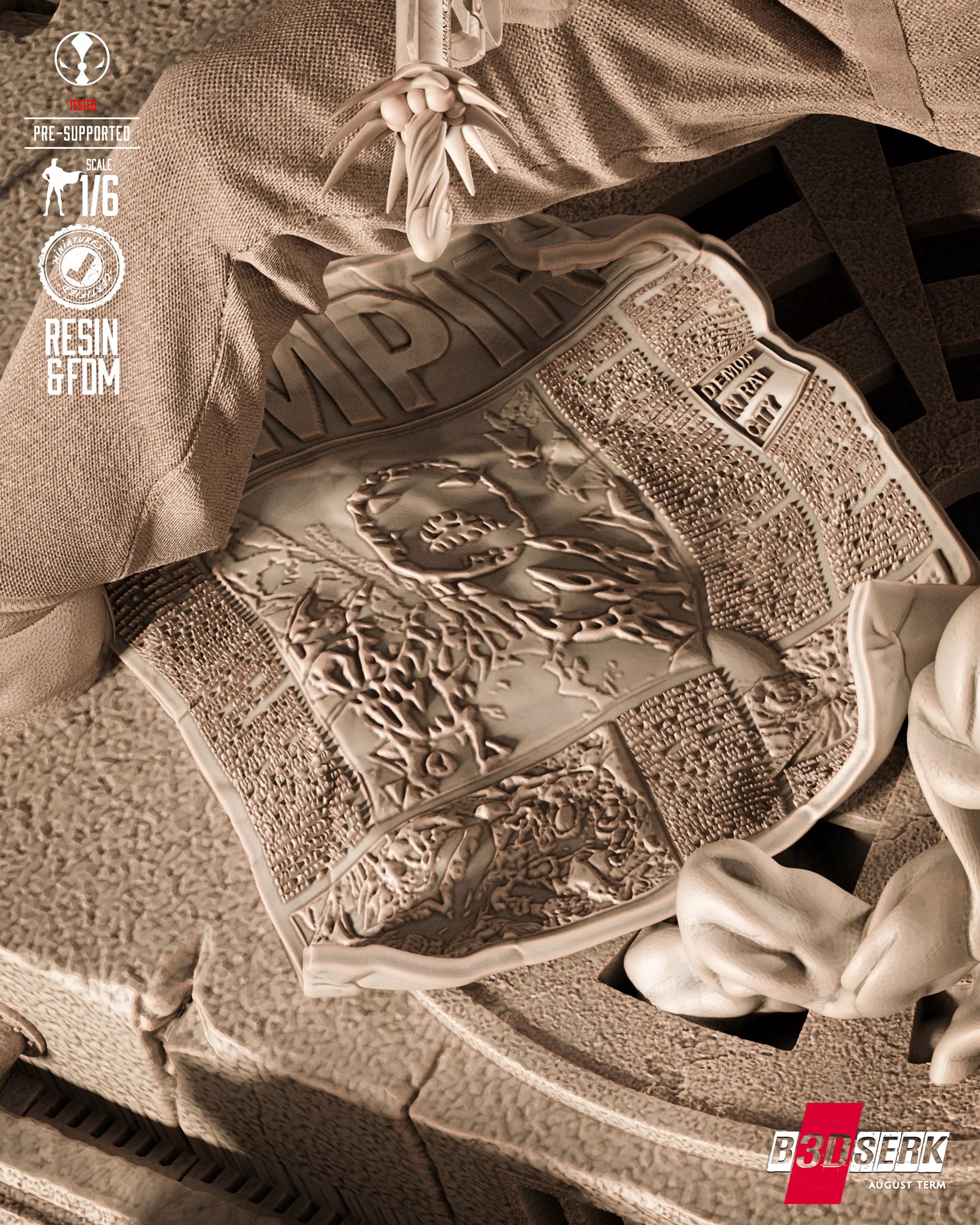 B3DSERK Sam and Twitch Sculpture 3D print model_4