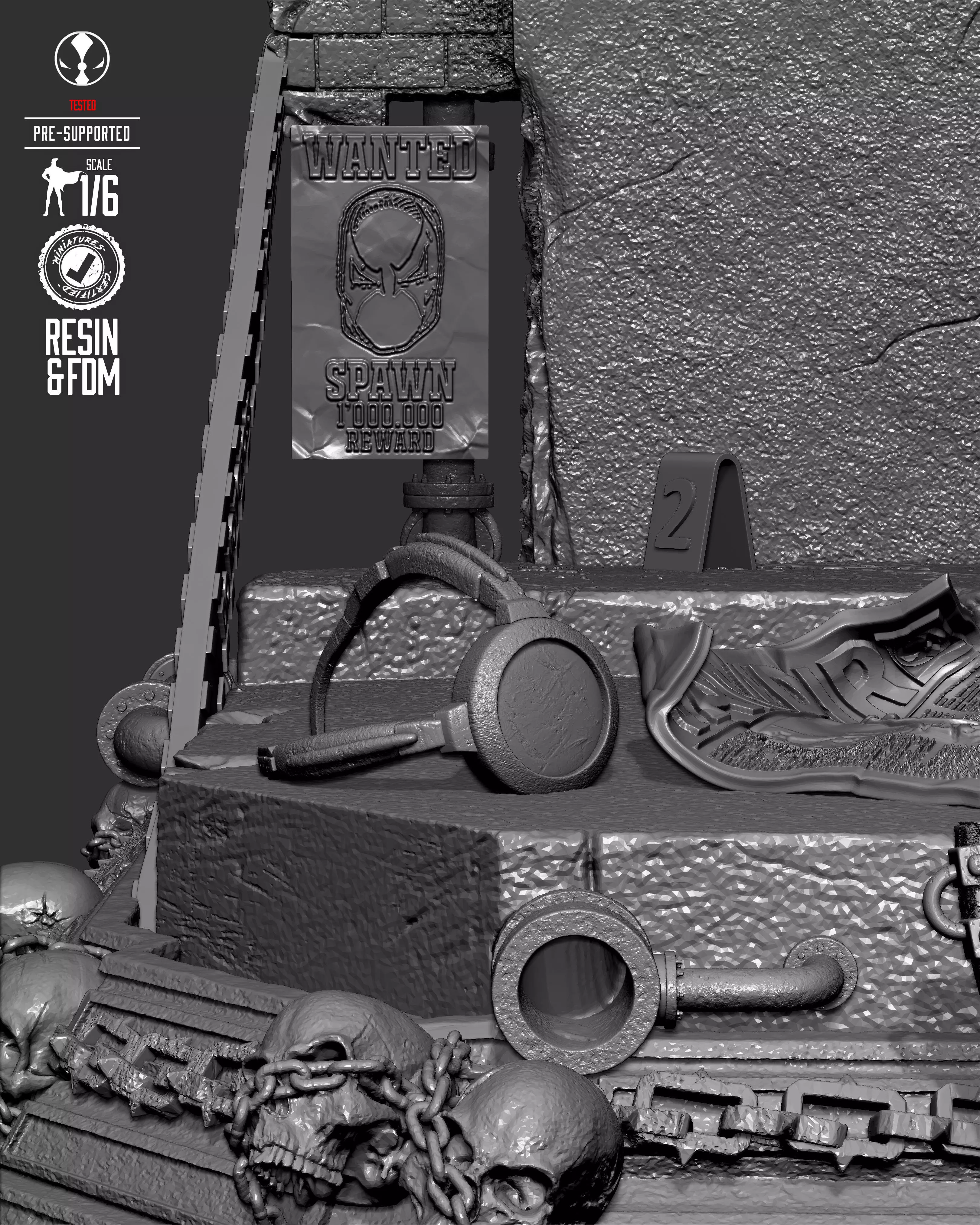 B3DSERK Sam and Twitch Sculpture 3D print model_25