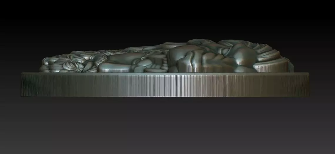 Hercules With Lion Helmet 3D print model_2