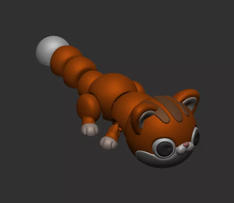 Kitty Flexi 3D print model_0