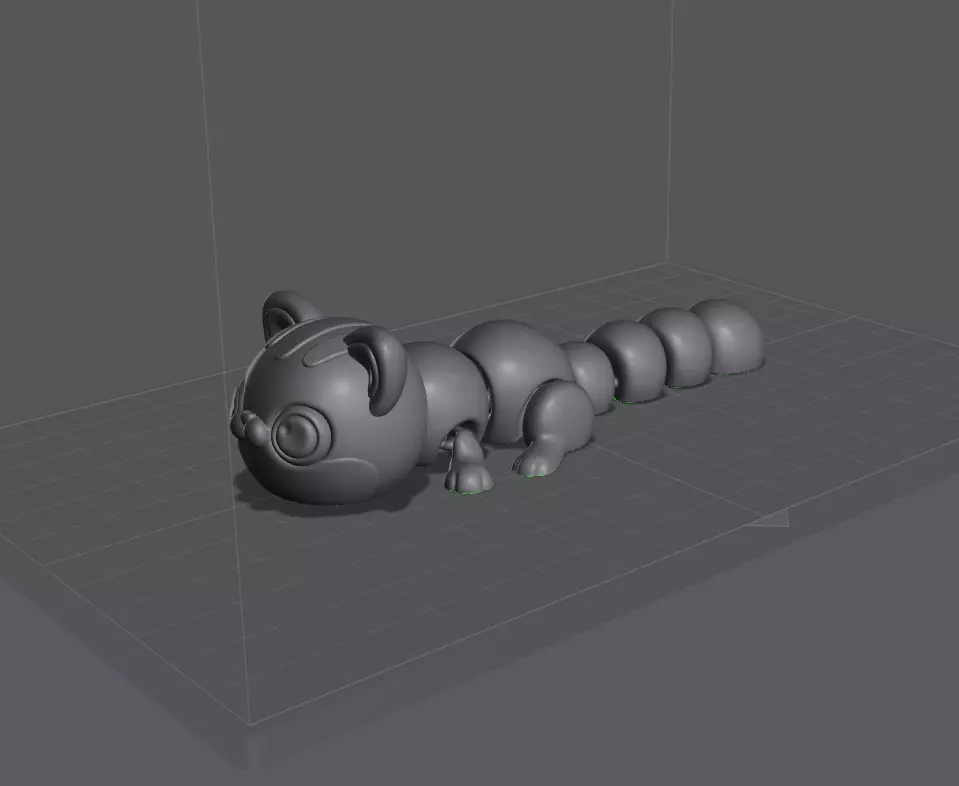 Kitty Flexi 3D print model_2