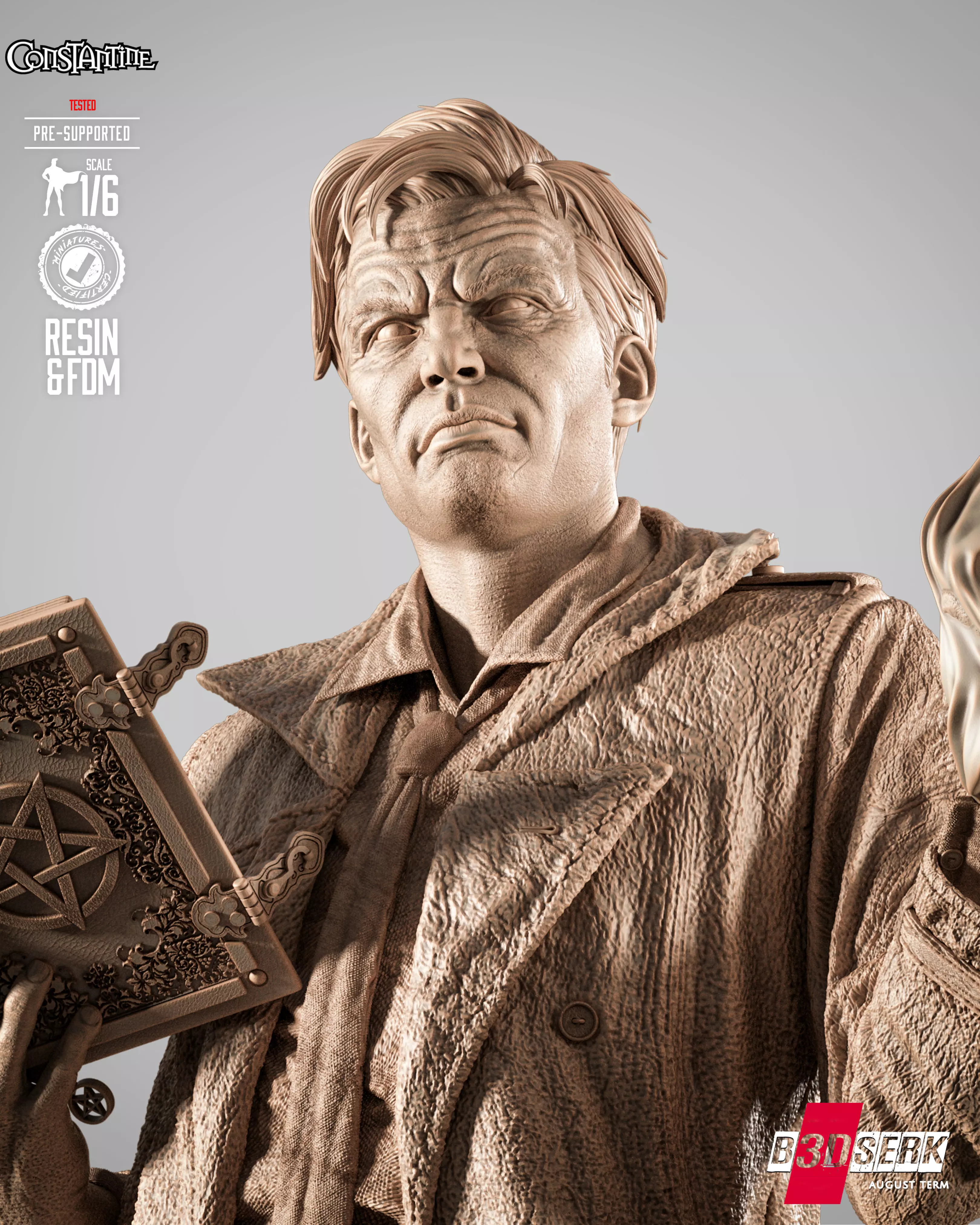 B3DSERK Constantine Sculpture 3D print model_1