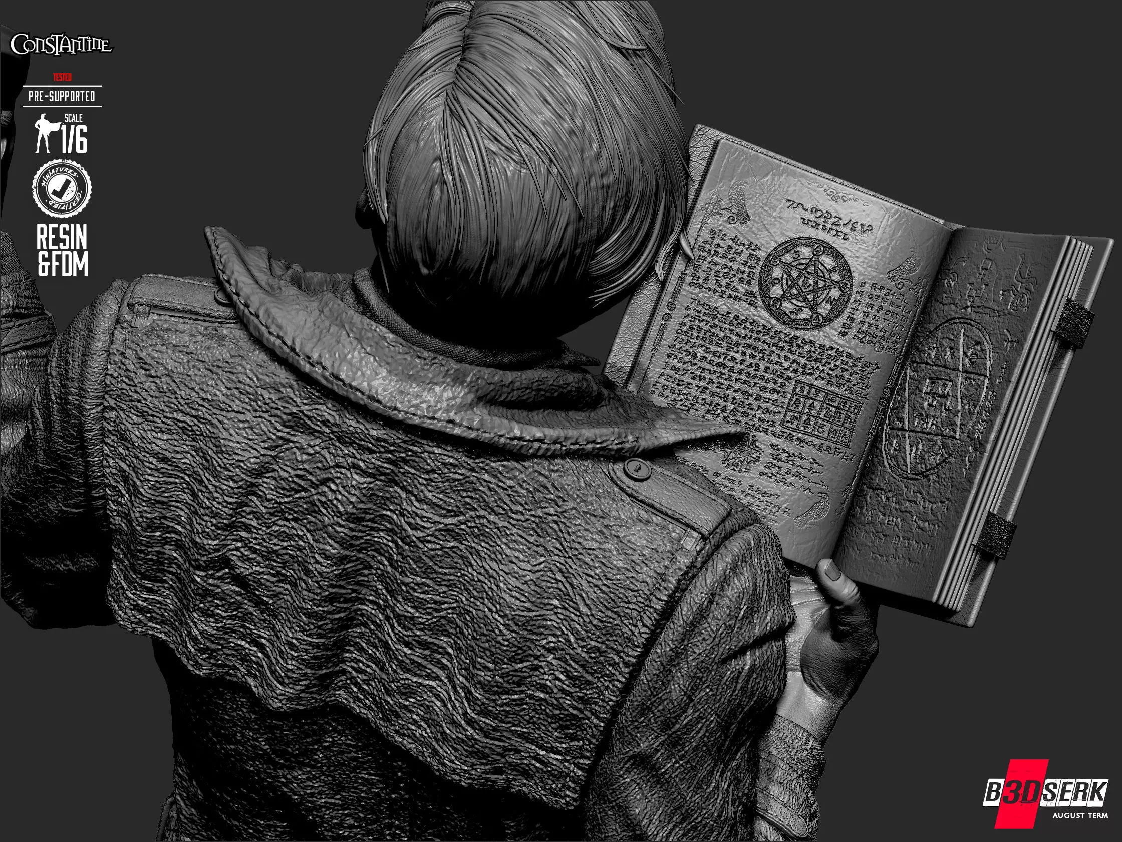 B3DSERK Constantine Sculpture 3D print model_38