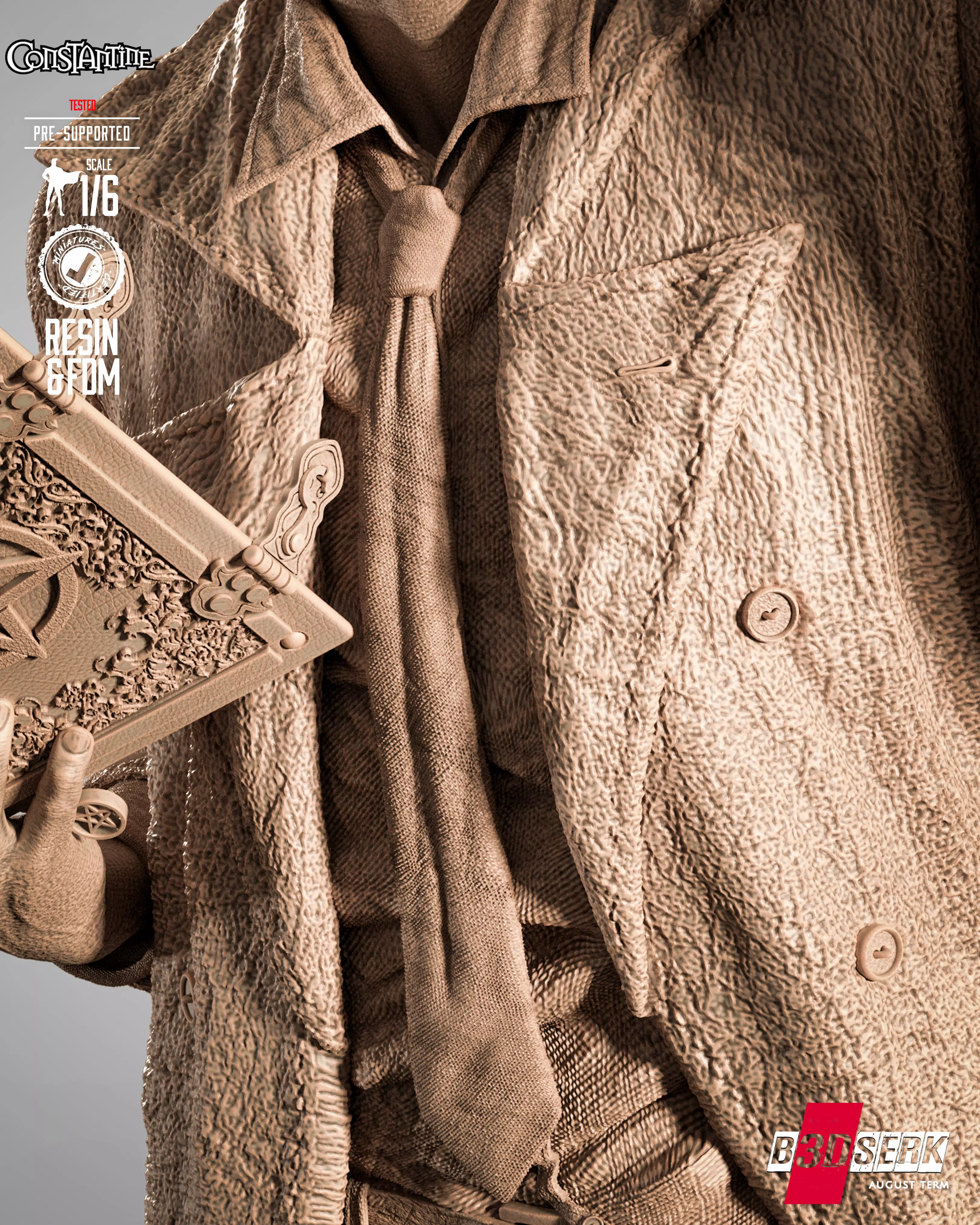 B3DSERK Constantine Sculpture 3D print model_9