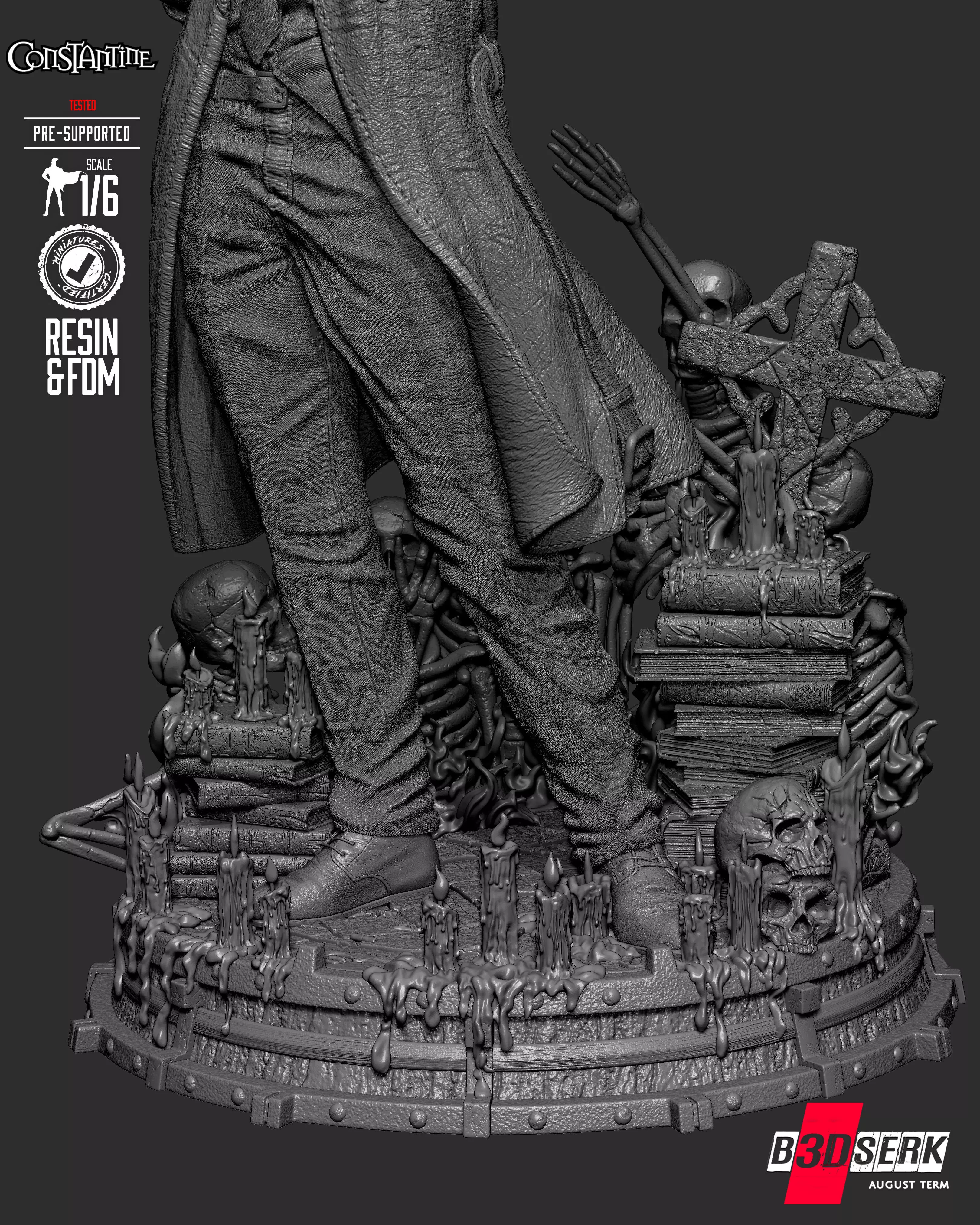B3DSERK Constantine Sculpture 3D print model_16