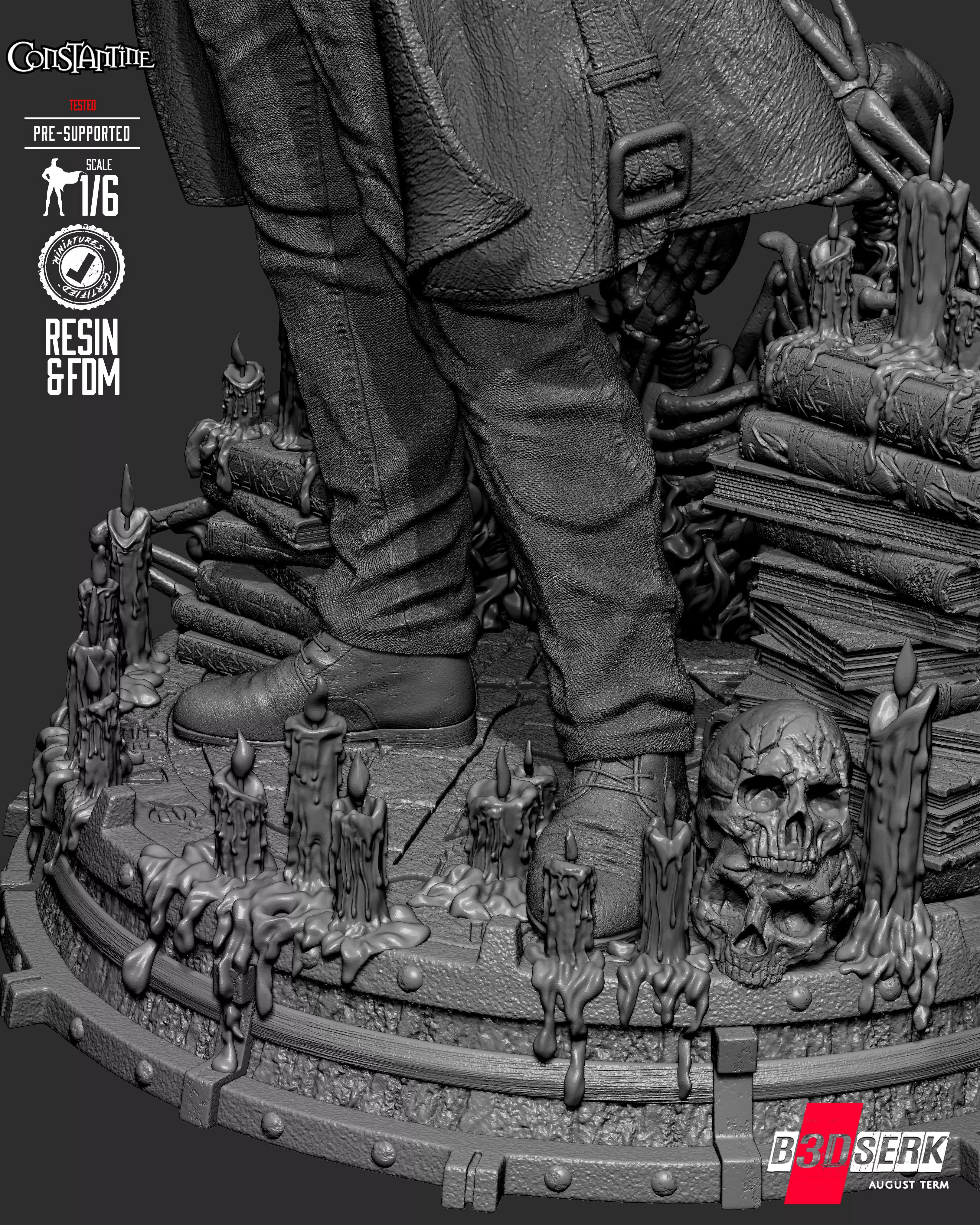 B3DSERK Constantine Sculpture 3D print model_27