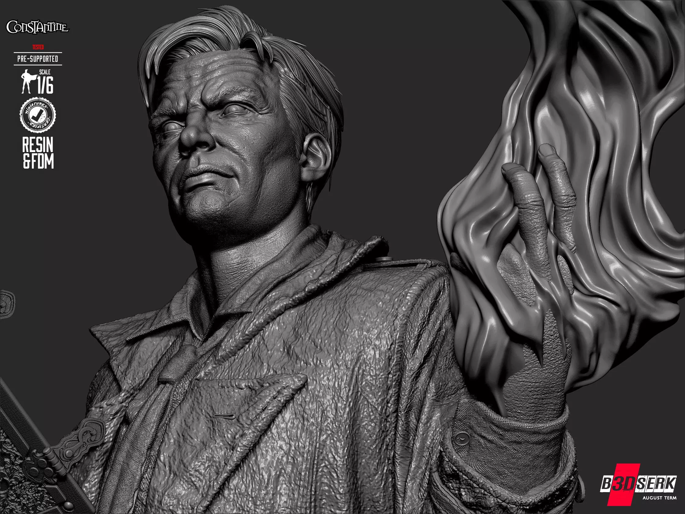 B3DSERK Constantine Sculpture 3D print model_36