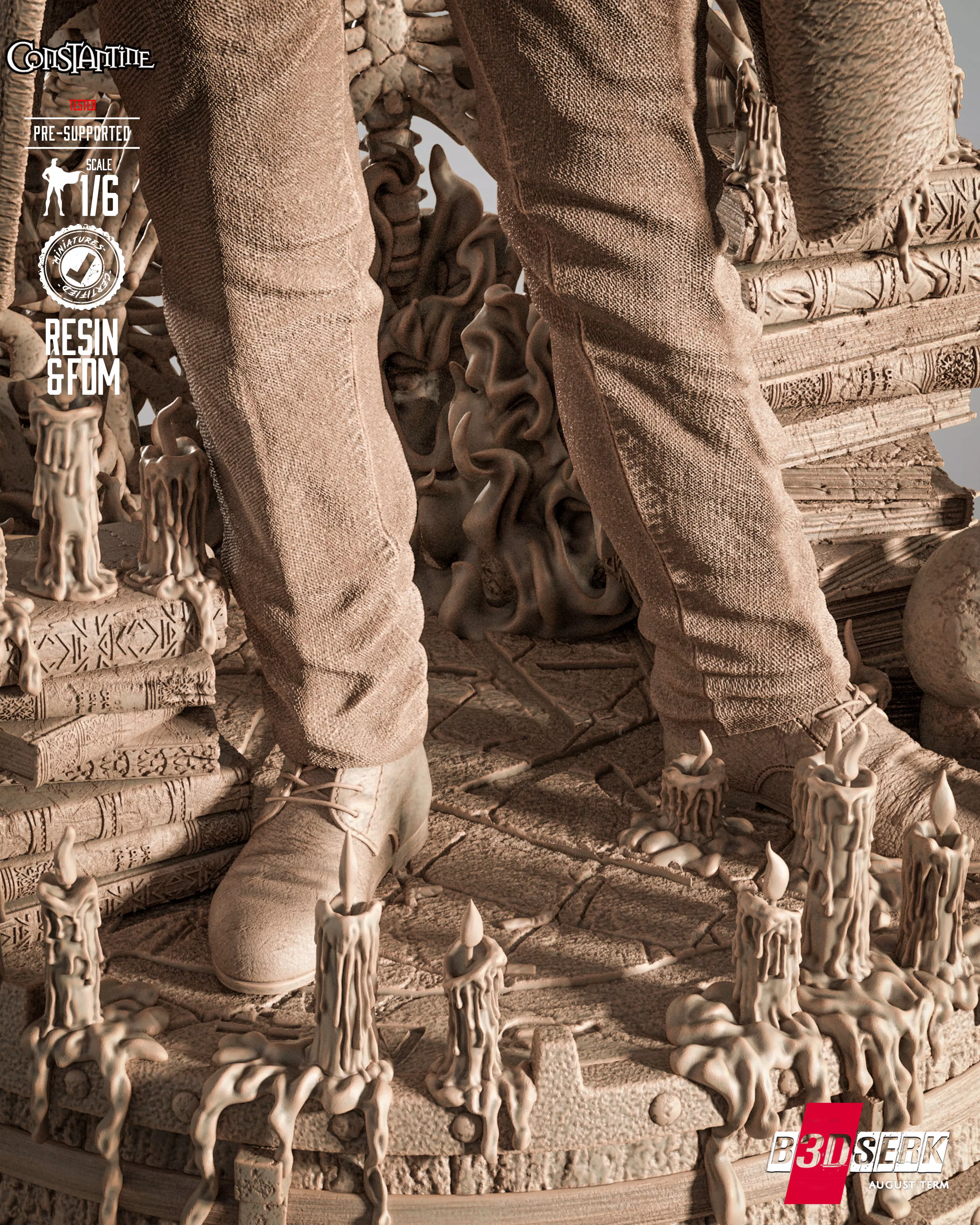 B3DSERK Constantine Sculpture 3D print model_7