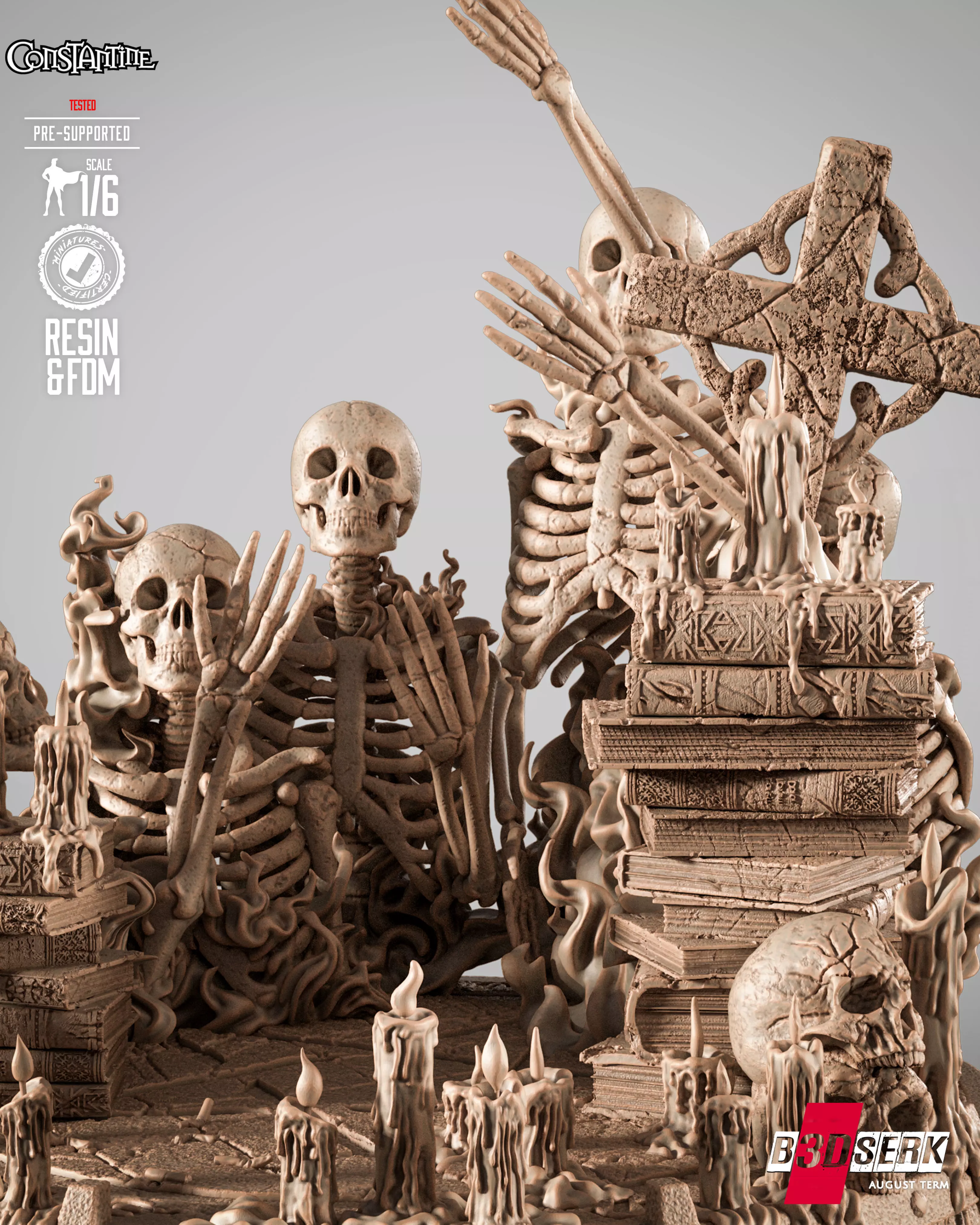 B3DSERK Constantine Sculpture 3D print model_5