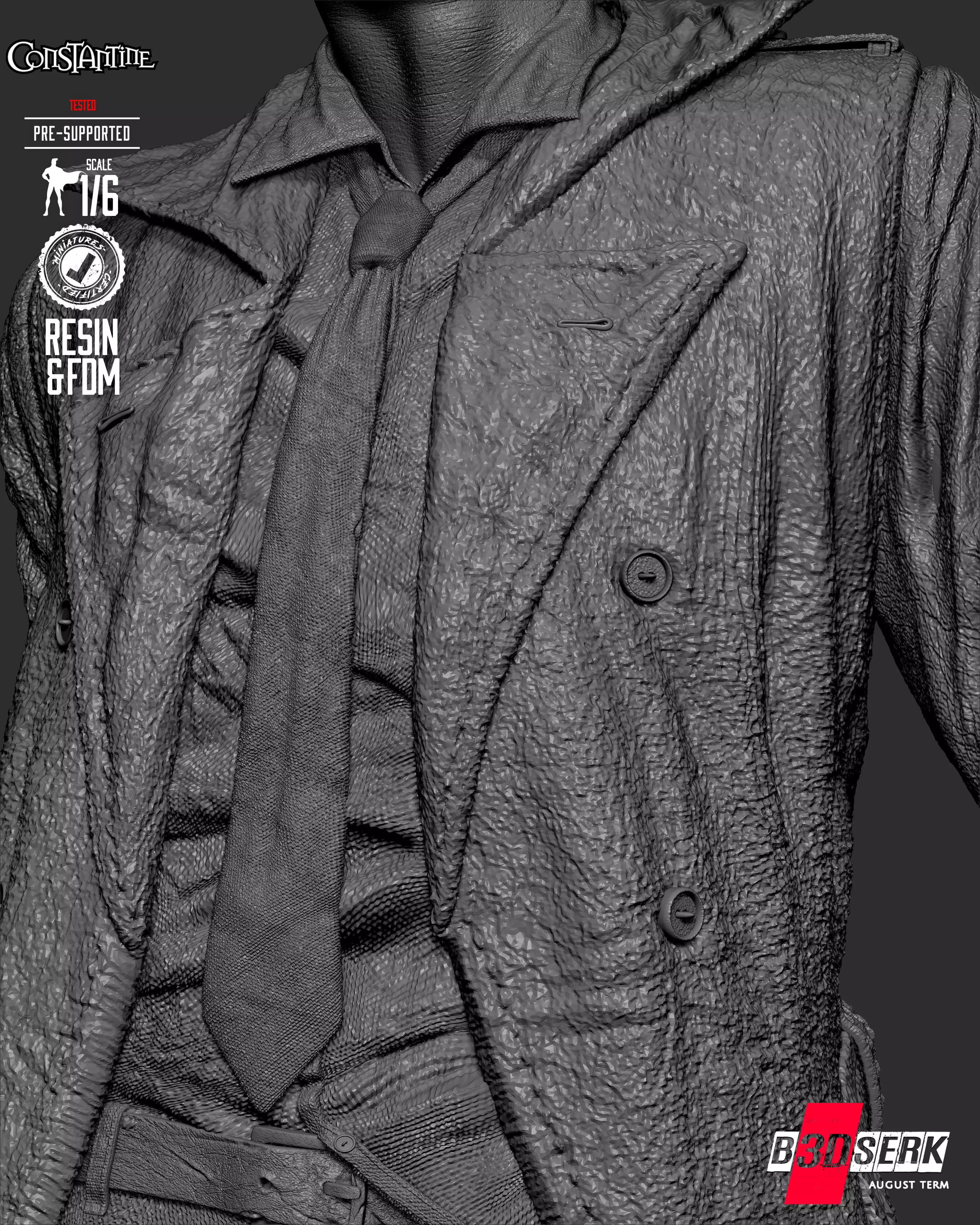 B3DSERK Constantine Sculpture 3D print model_34