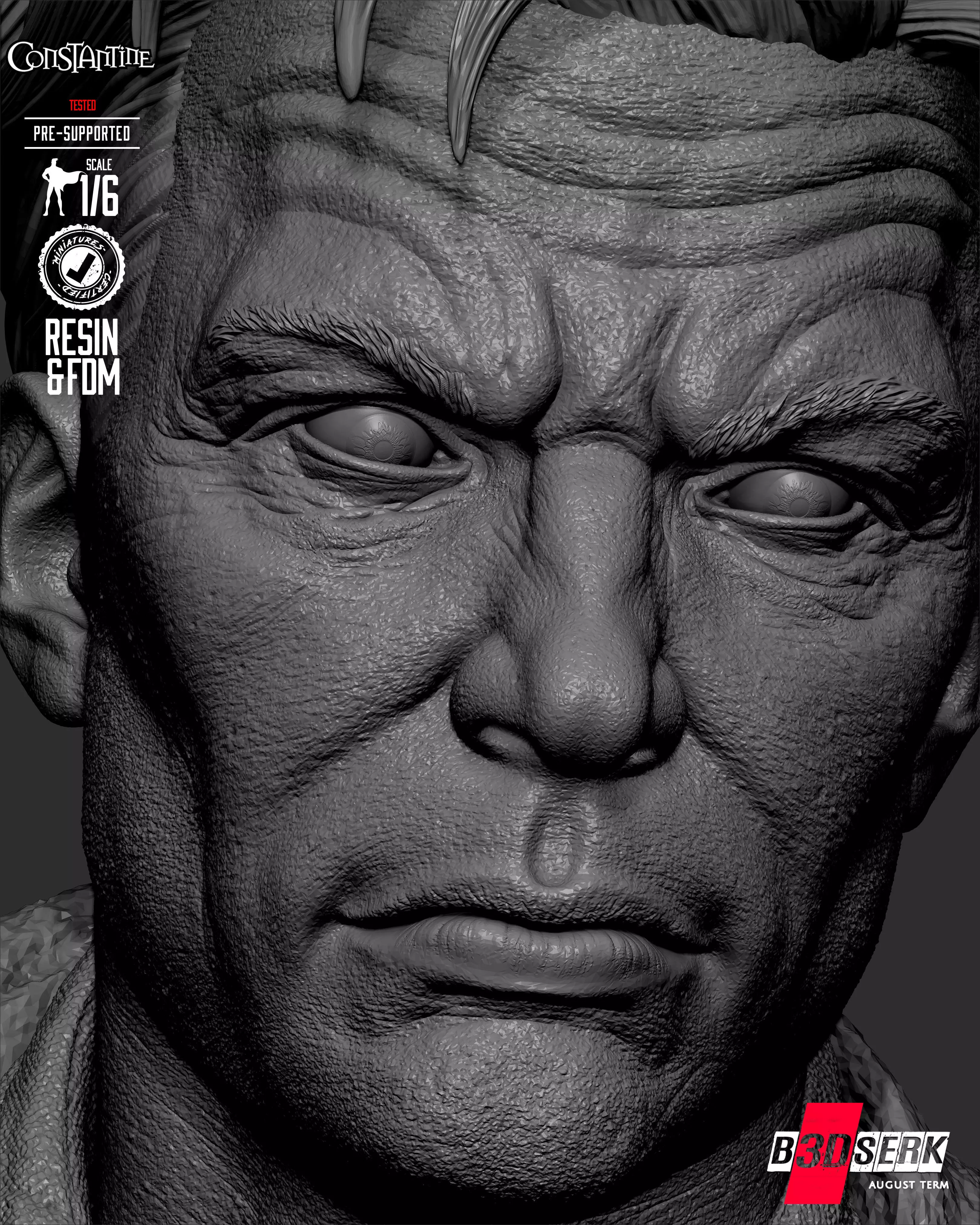 B3DSERK Constantine Sculpture 3D print model_23