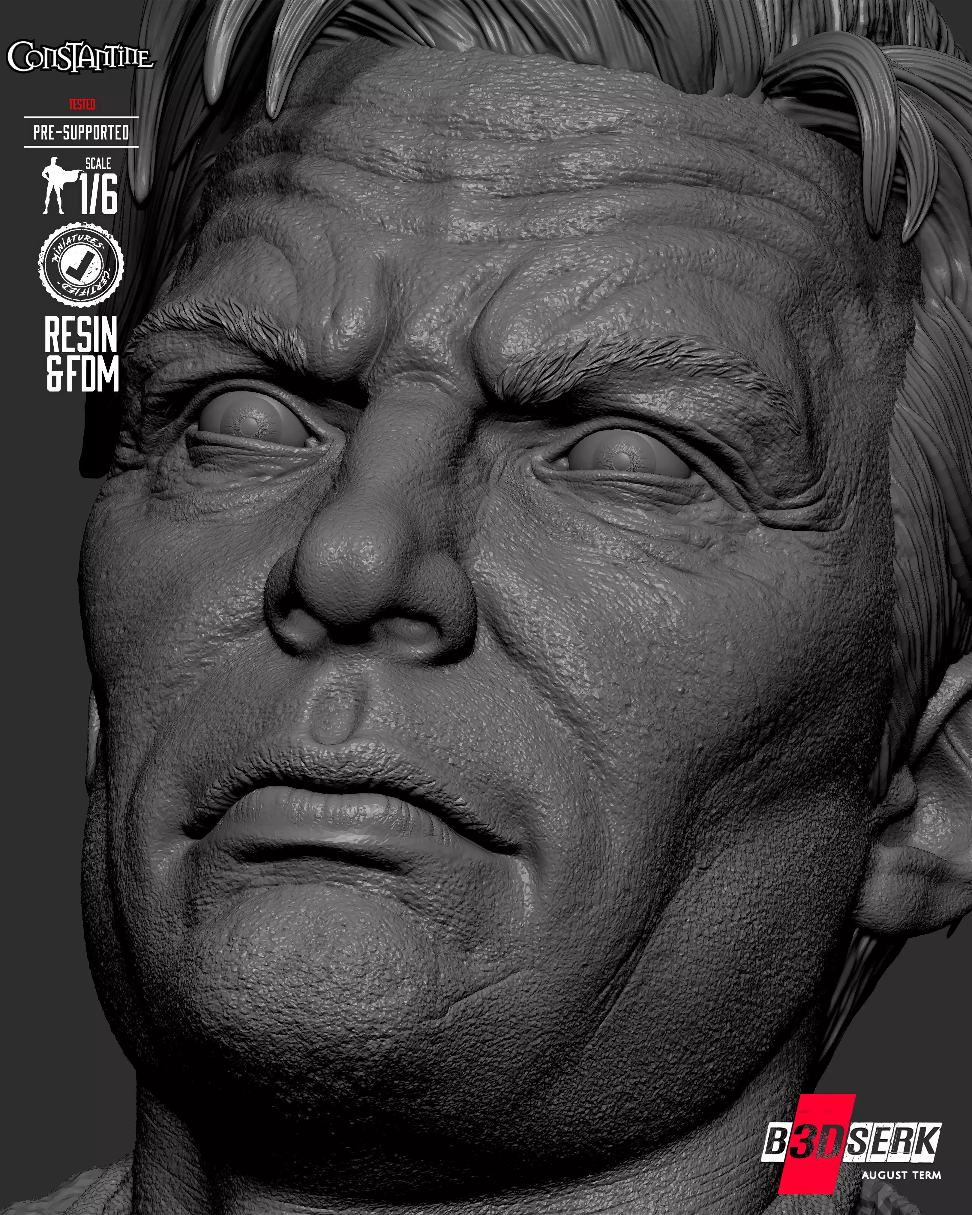 B3DSERK Constantine Sculpture 3D print model_24