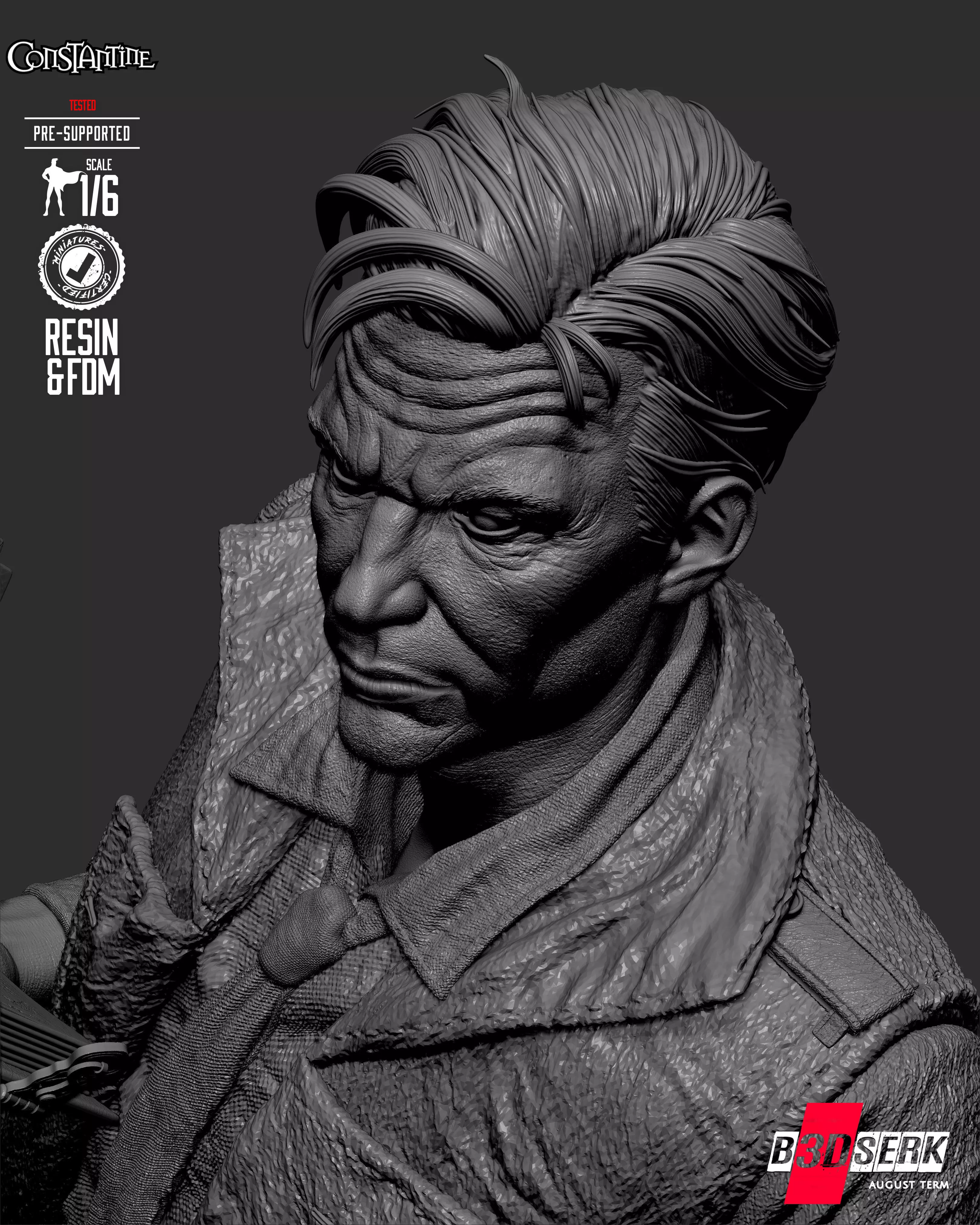 B3DSERK Constantine Sculpture 3D print model_22