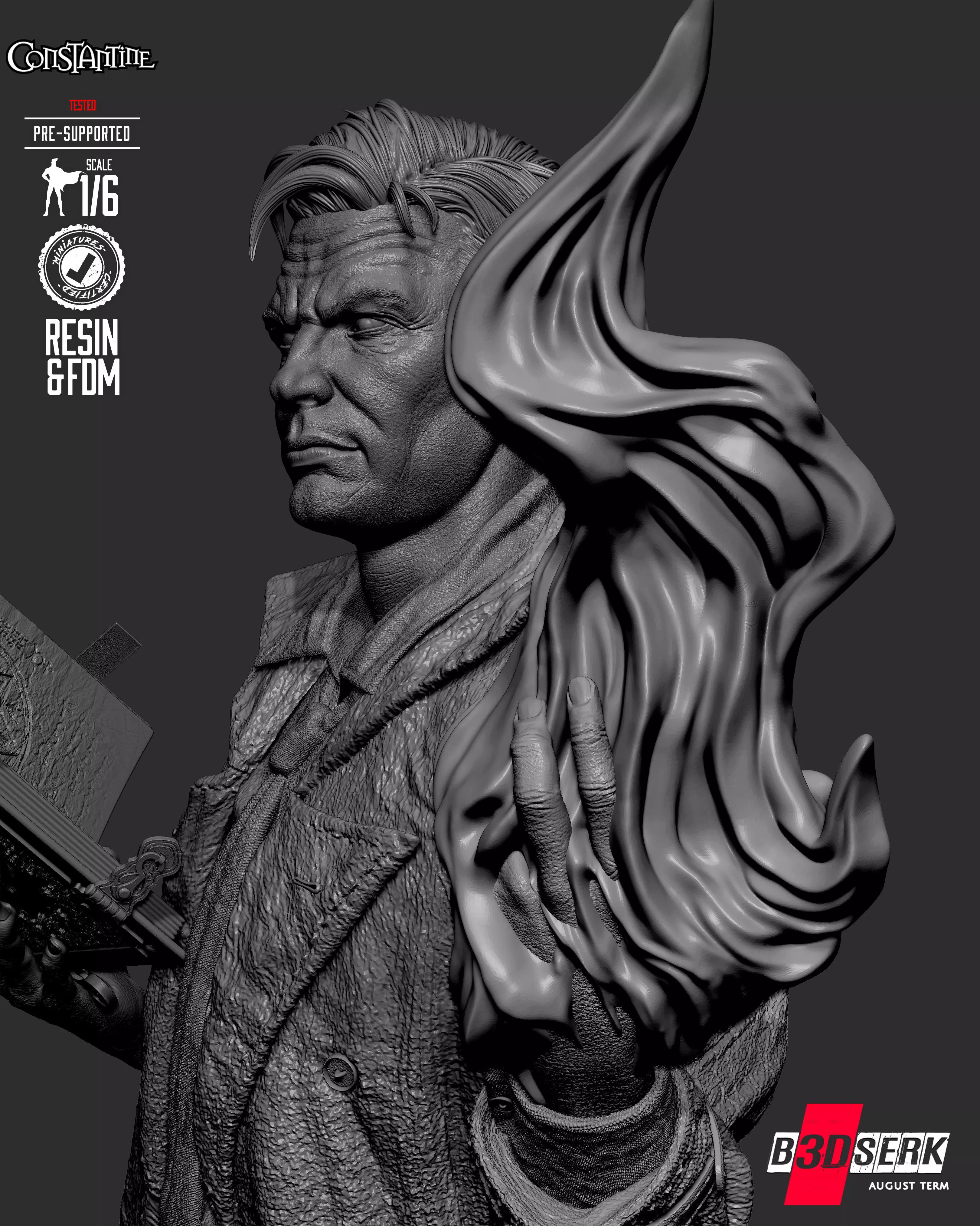 B3DSERK Constantine Sculpture 3D print model_31