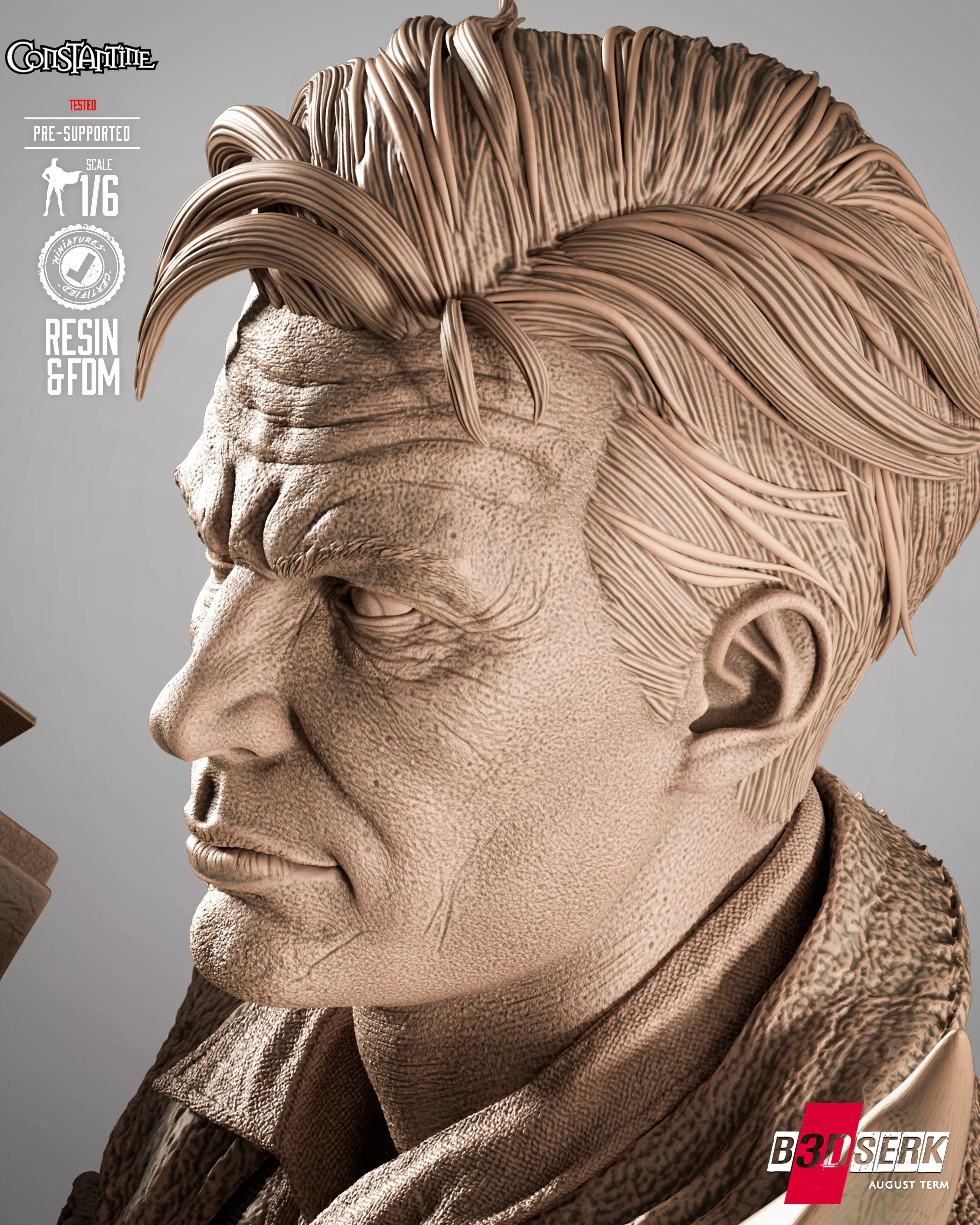 B3DSERK Constantine Sculpture 3D print model_6