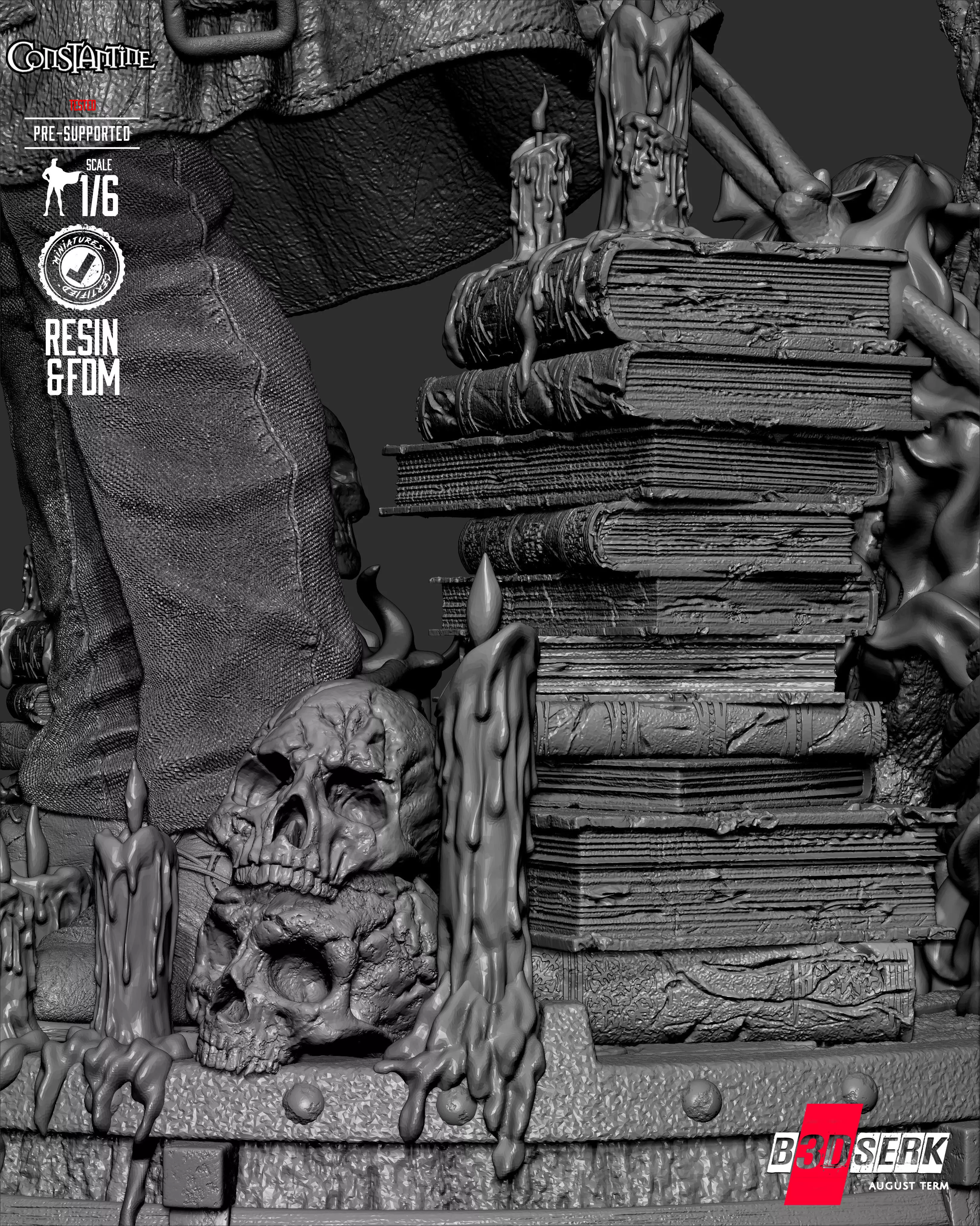 B3DSERK Constantine Sculpture 3D print model_28