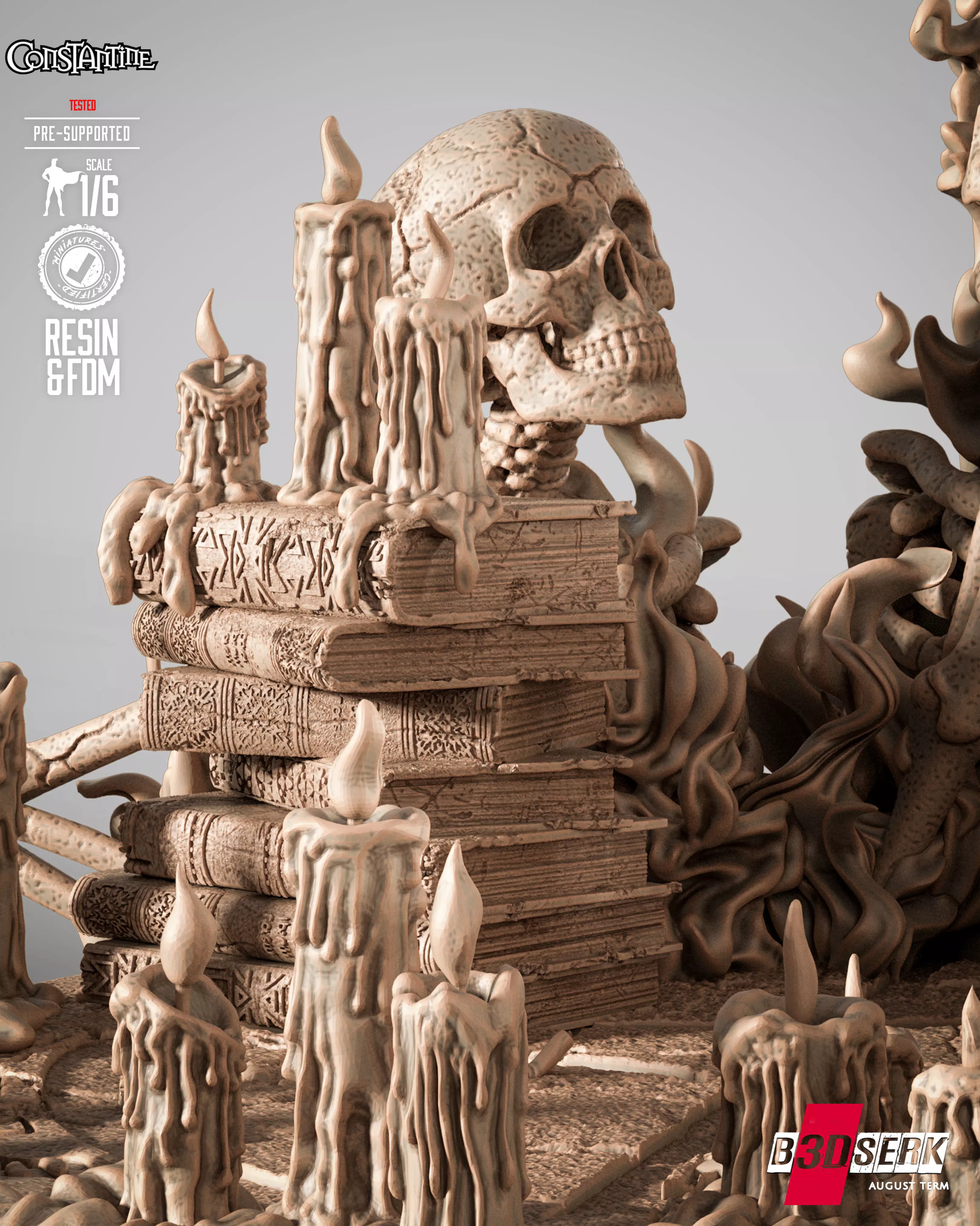 B3DSERK Constantine Sculpture 3D print model_2