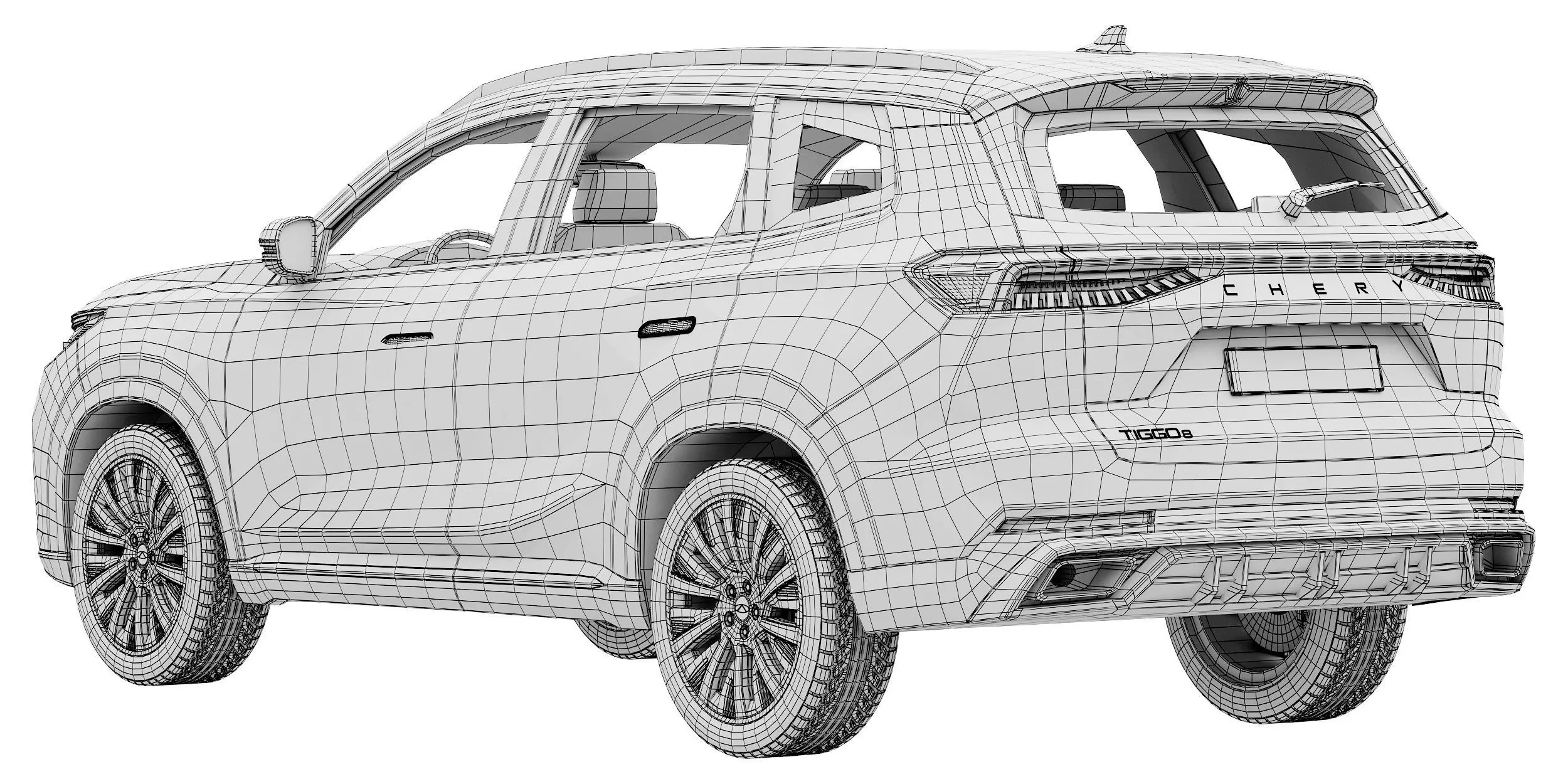 Chery Tiggo 8 2025 3D model_15