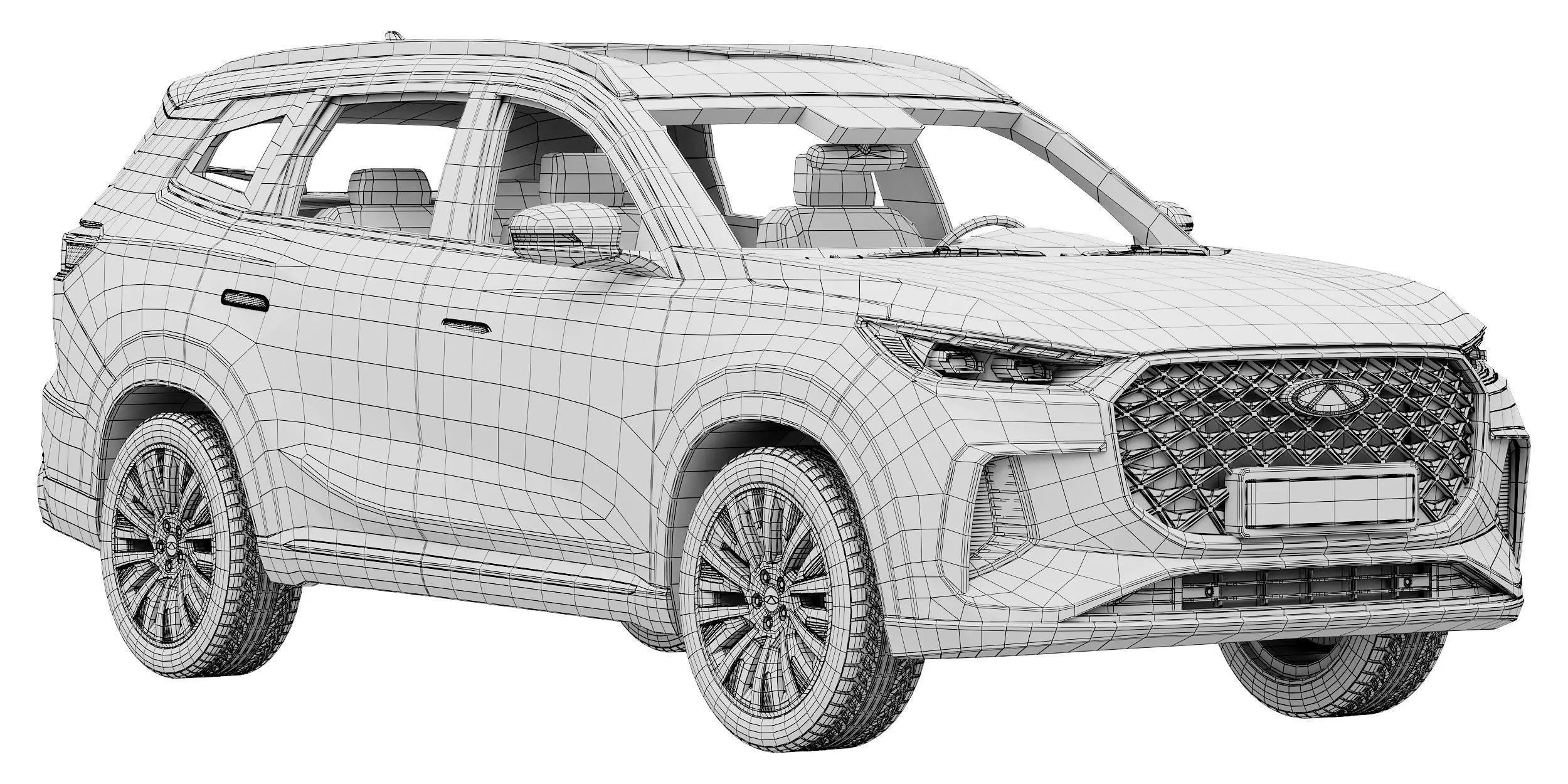Chery Tiggo 8 2025 3D model_14