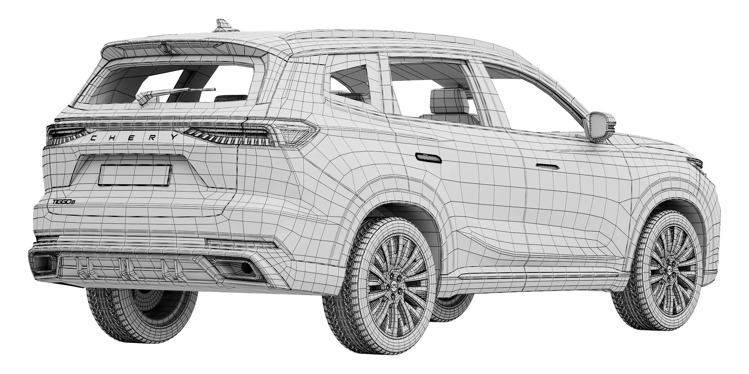 Chery Tiggo 8 2025 3D model_16