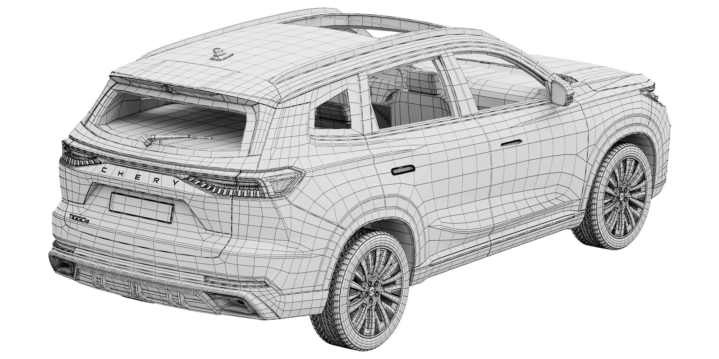 Chery Tiggo 8 2025 3D model_17