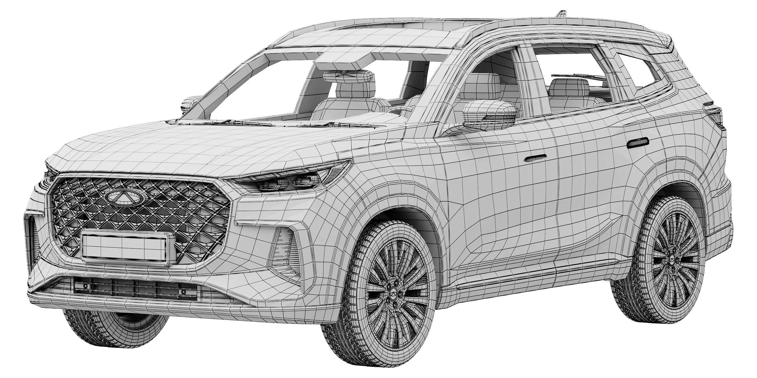 Chery Tiggo 8 2025 3D model_13