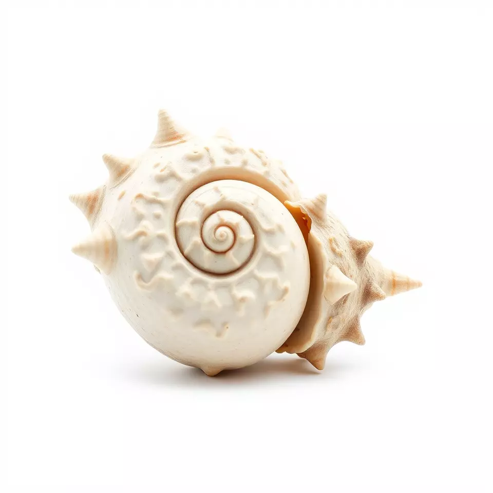 Spiral Conch model pack Low-poly 3D model_2