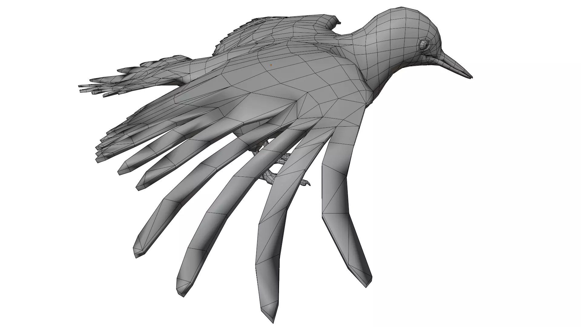 Red Bellied Woodpecker 3D model_14