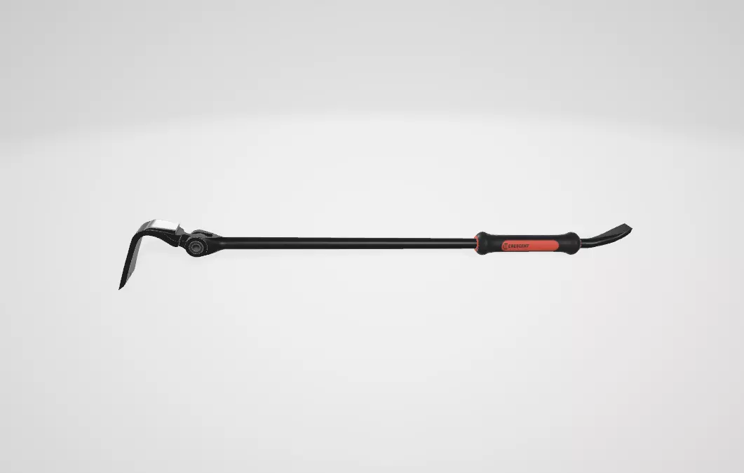 Crescent 30 In Indexing Flat Pry Bar Low-poly 3D model_1