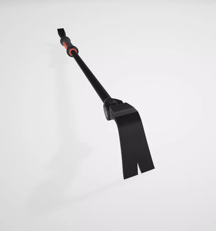 Crescent 30 In Indexing Flat Pry Bar Low-poly 3D model_12