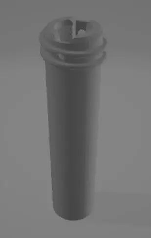 Flash Hider CCW TCR 10 ALPHA 3D print model_1